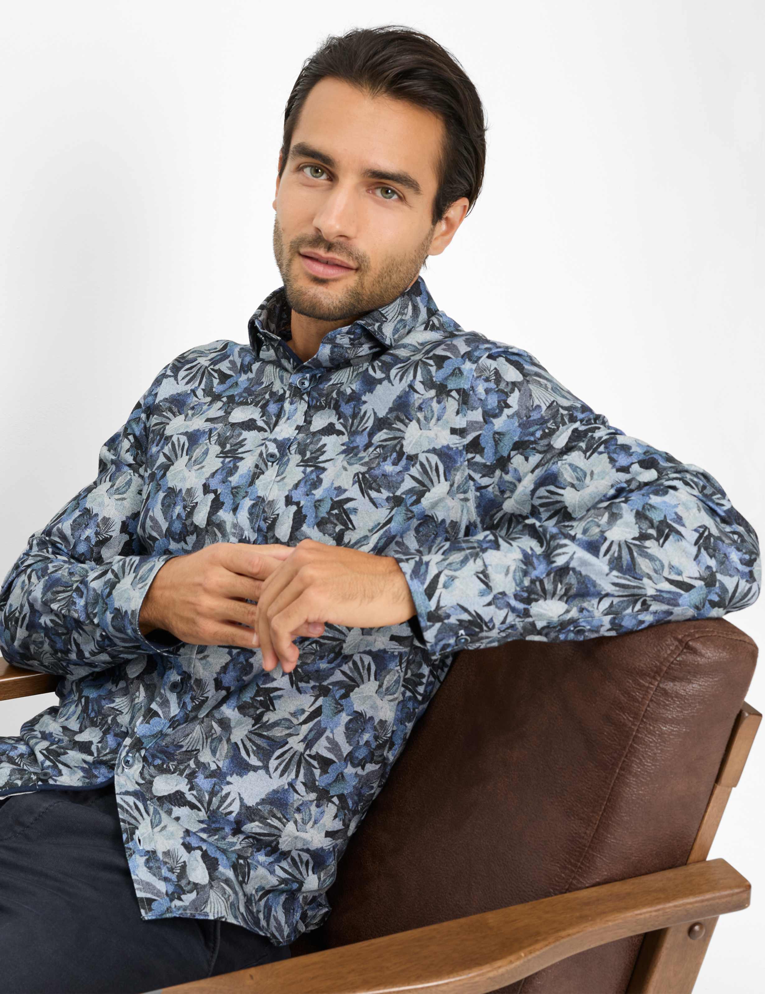 Heren Style HAROLD Blauw  Detail 1