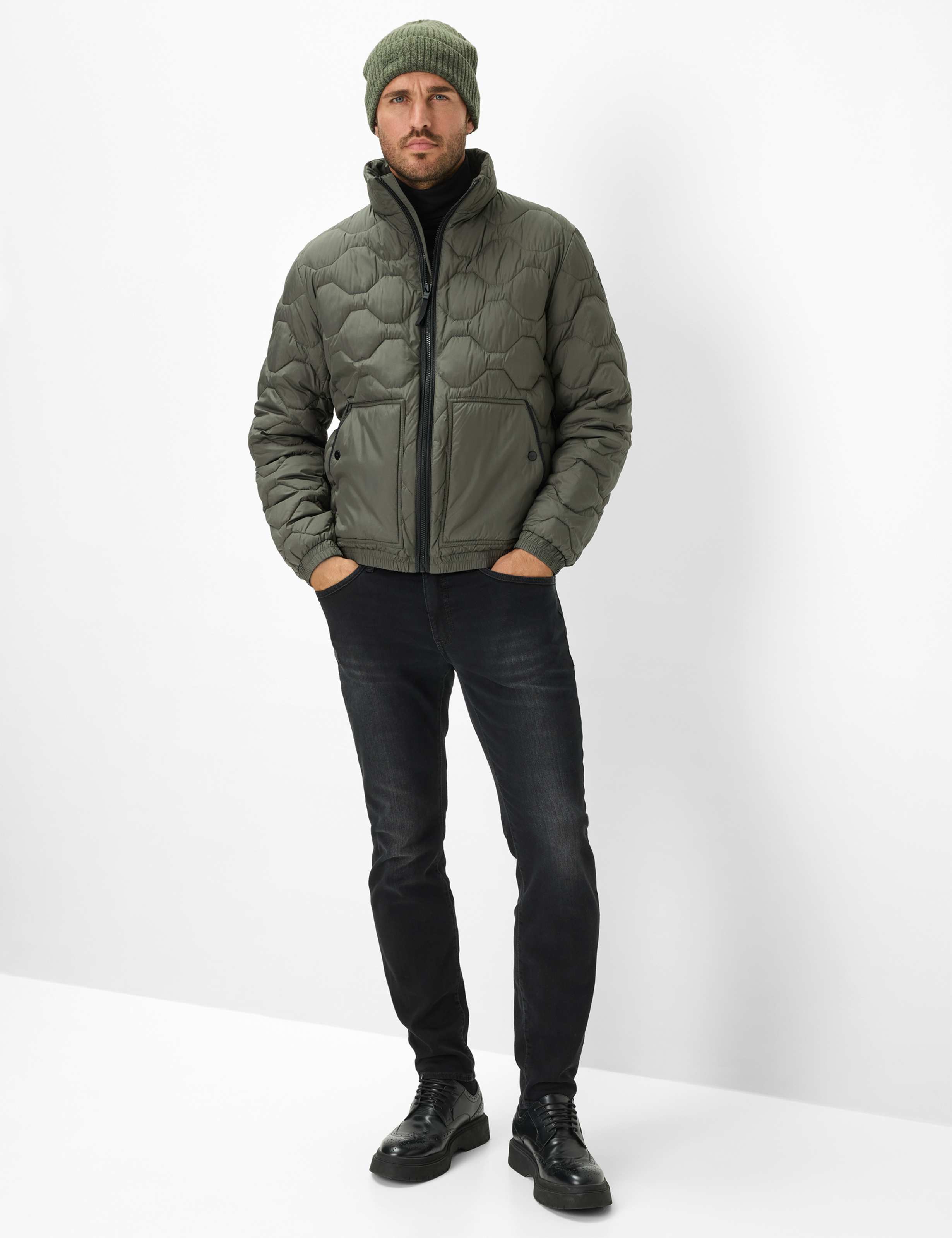 Herre Style COMO Grøn - Olive  Model Outfit