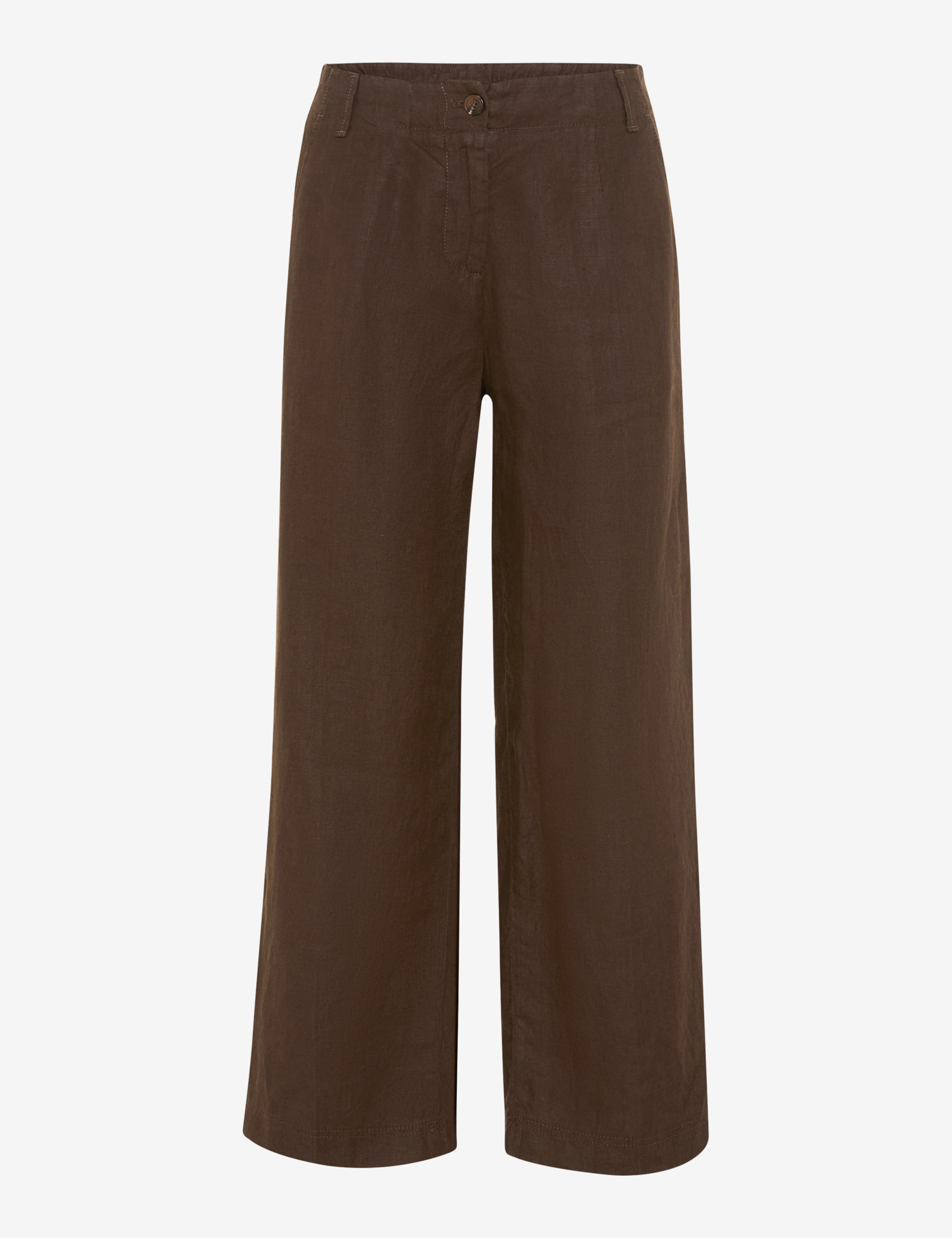 Femme Style MAINE S Marron Foncé Wide Leg Détourage avant