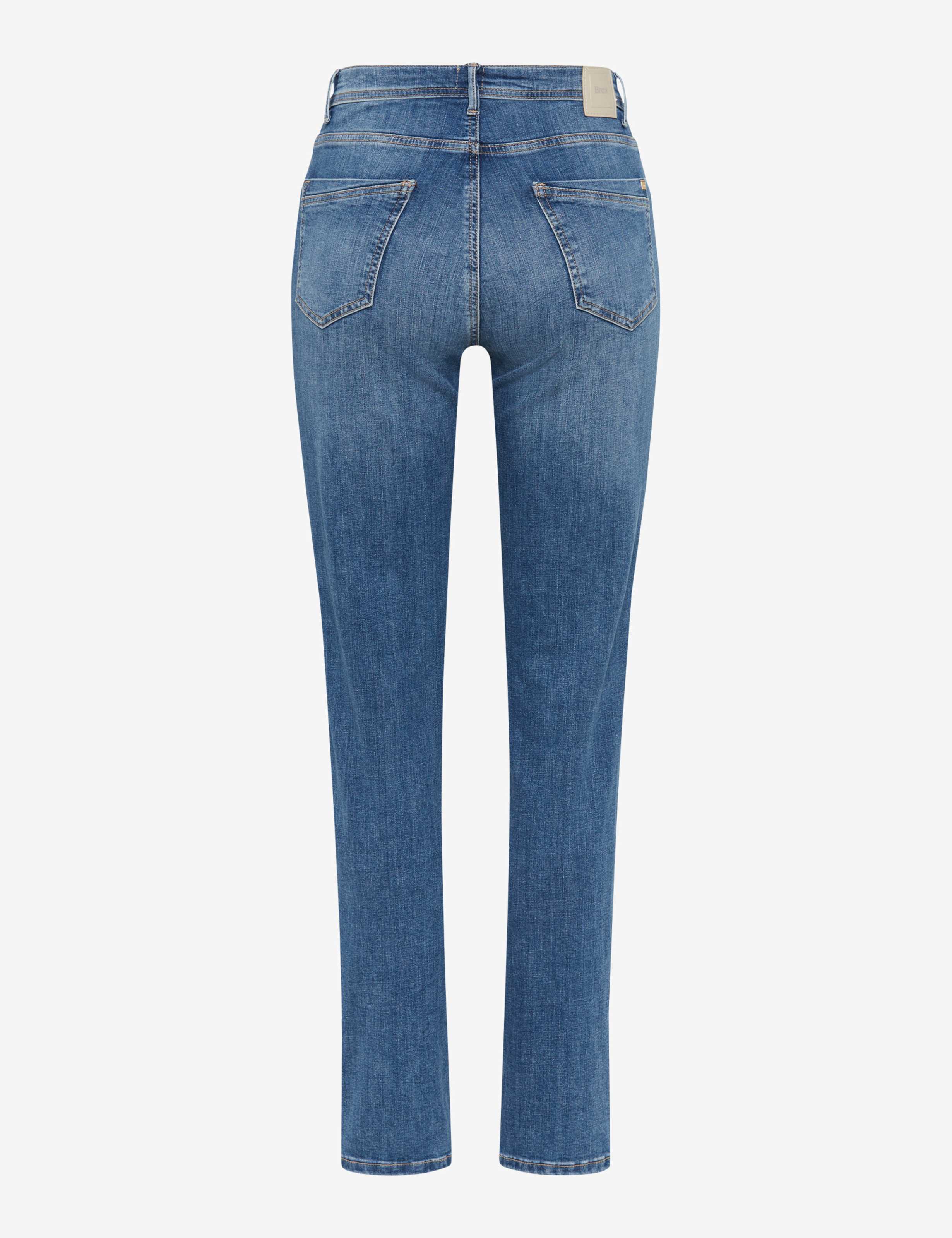 Femme Style MARY Denim Bleu Regular Fit Détourage arrière