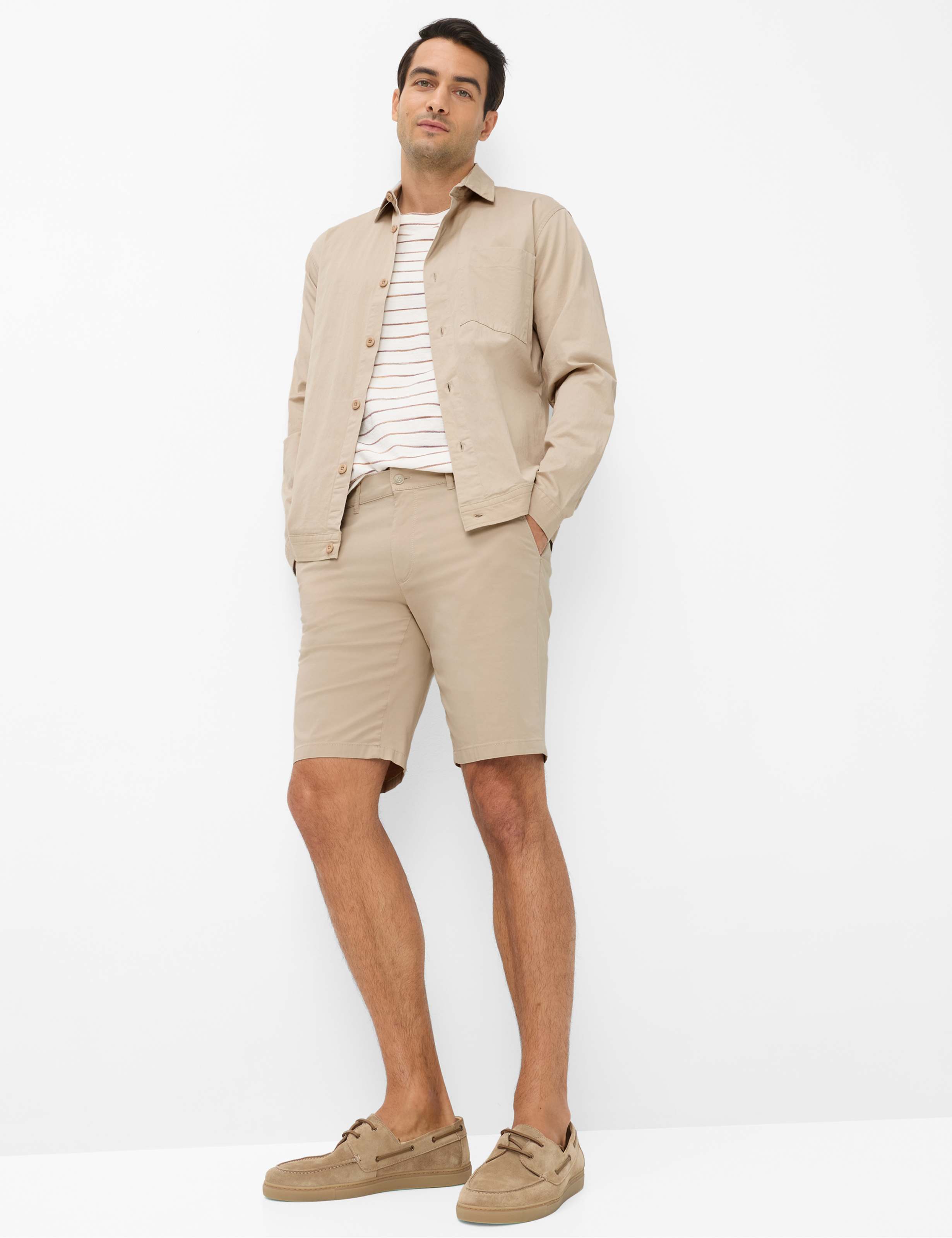 Heren Style BOZEN Beige Regular Fit Model outfit