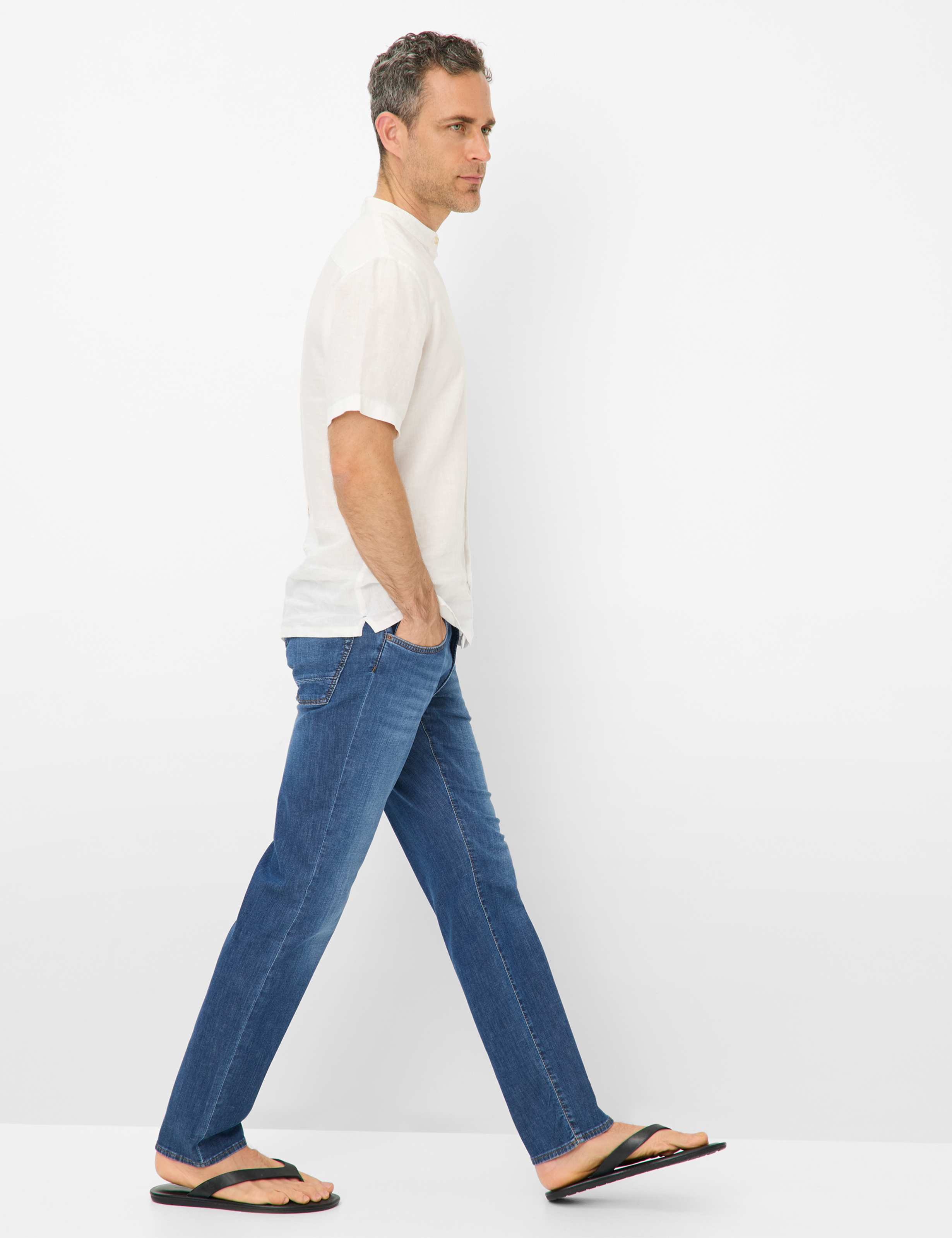 Herren Style CHUCK Denim Blau Modern Fit Model Outfit
