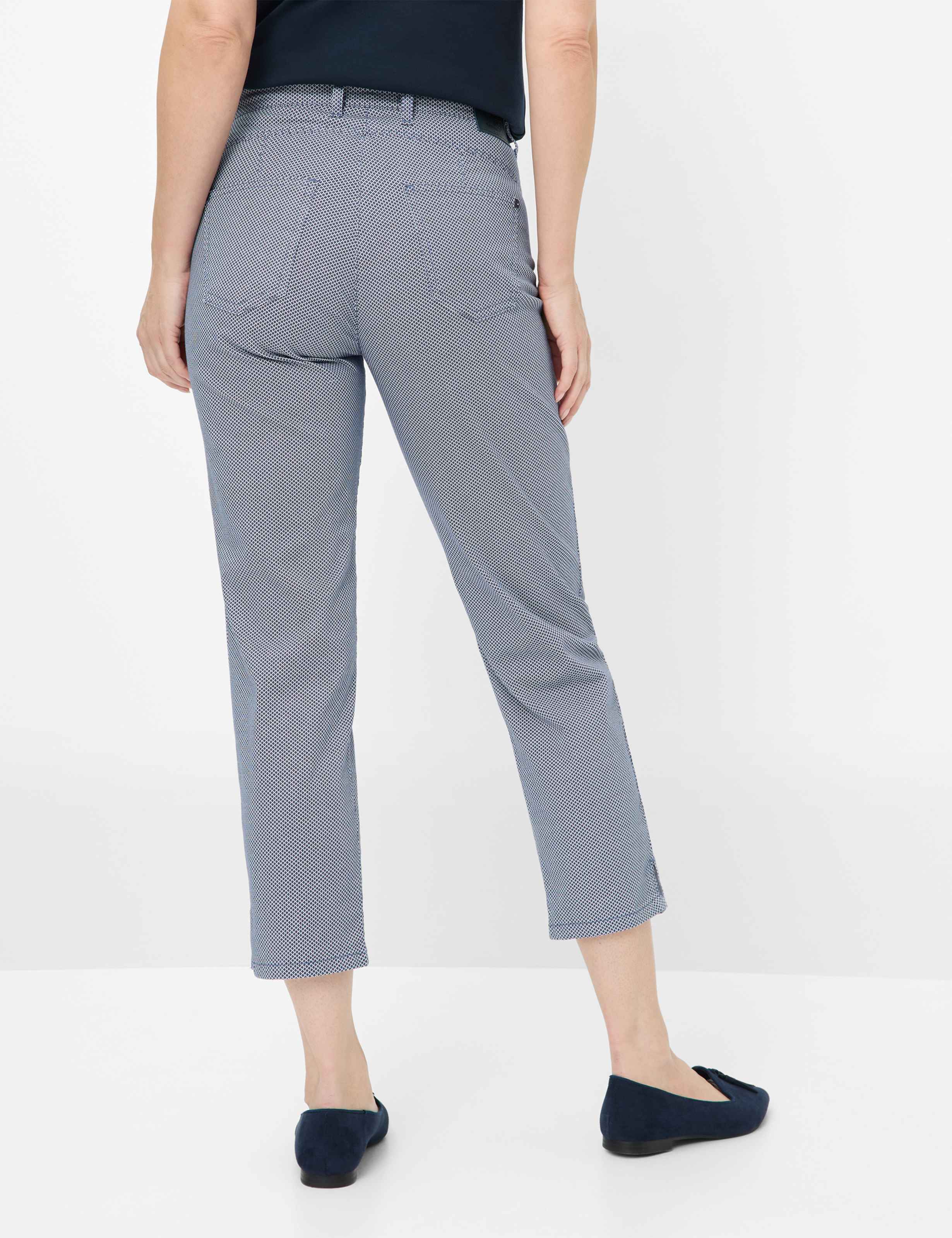 Damen Style CAREN NEW 6/8 Dunkelblau Comfort Plus Fit Model Rueck