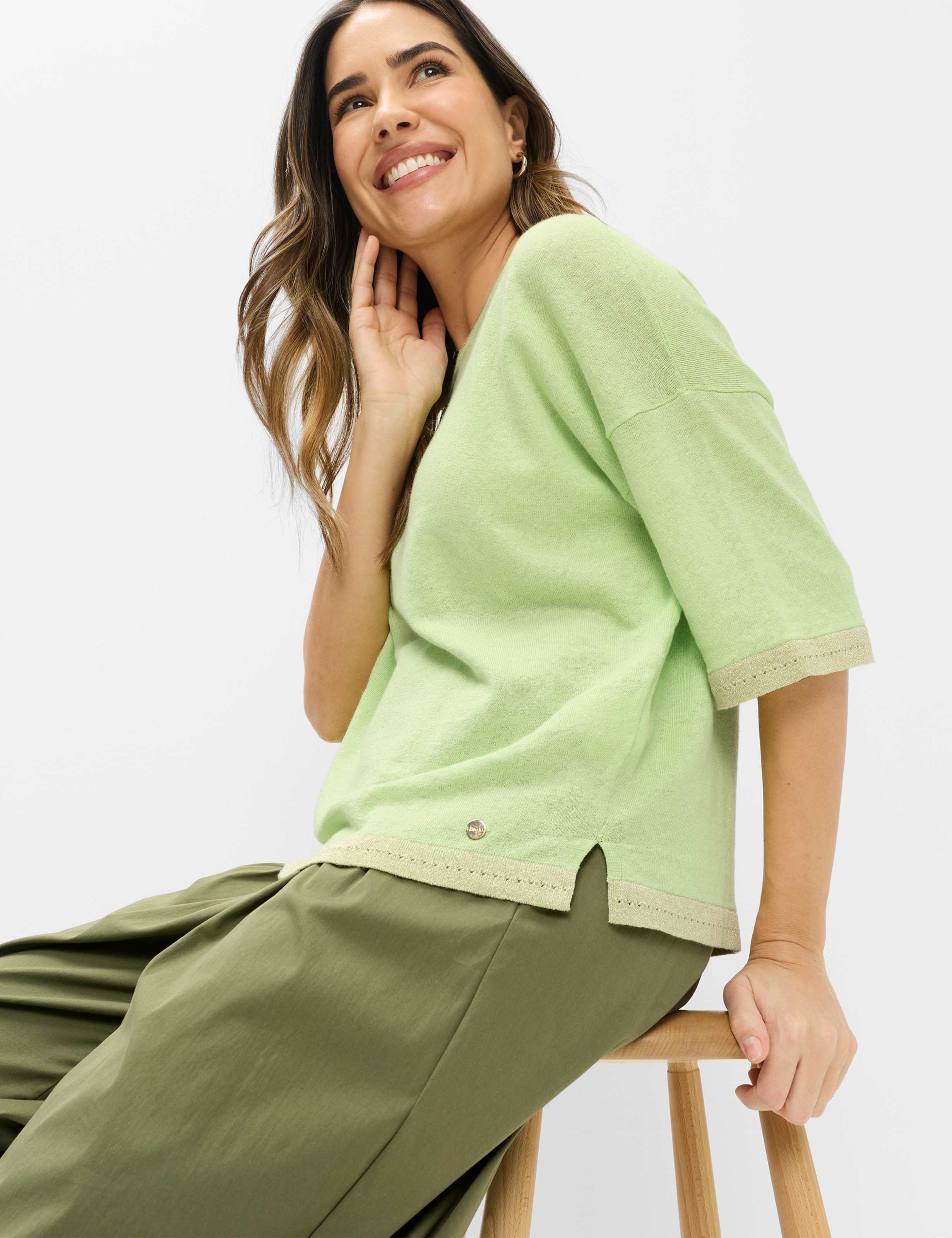 Femme Style NOEMI Vert Clair  Détail 1