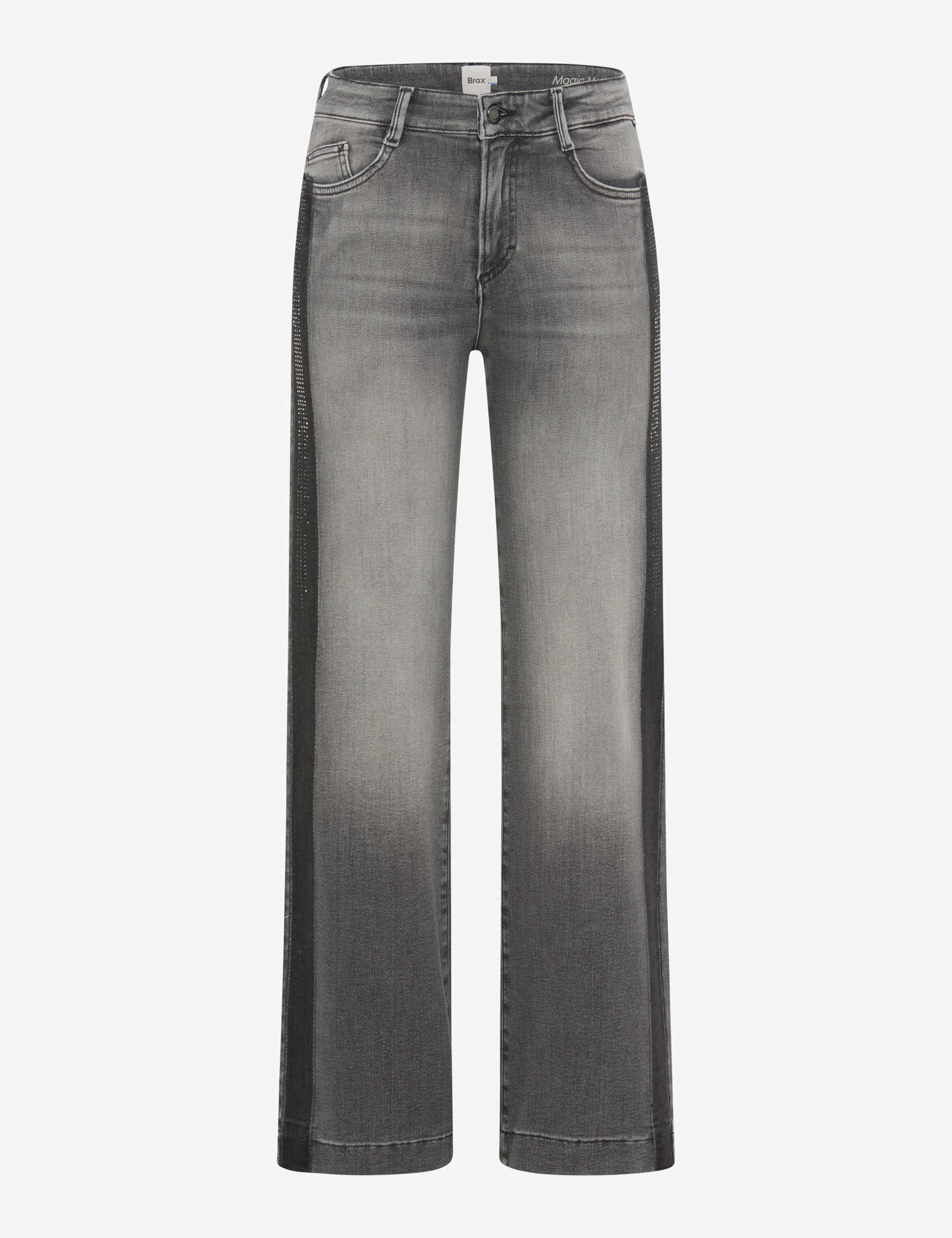 Damen Style MAINE Denim Hellgrau Wide Leg Freisteller Front