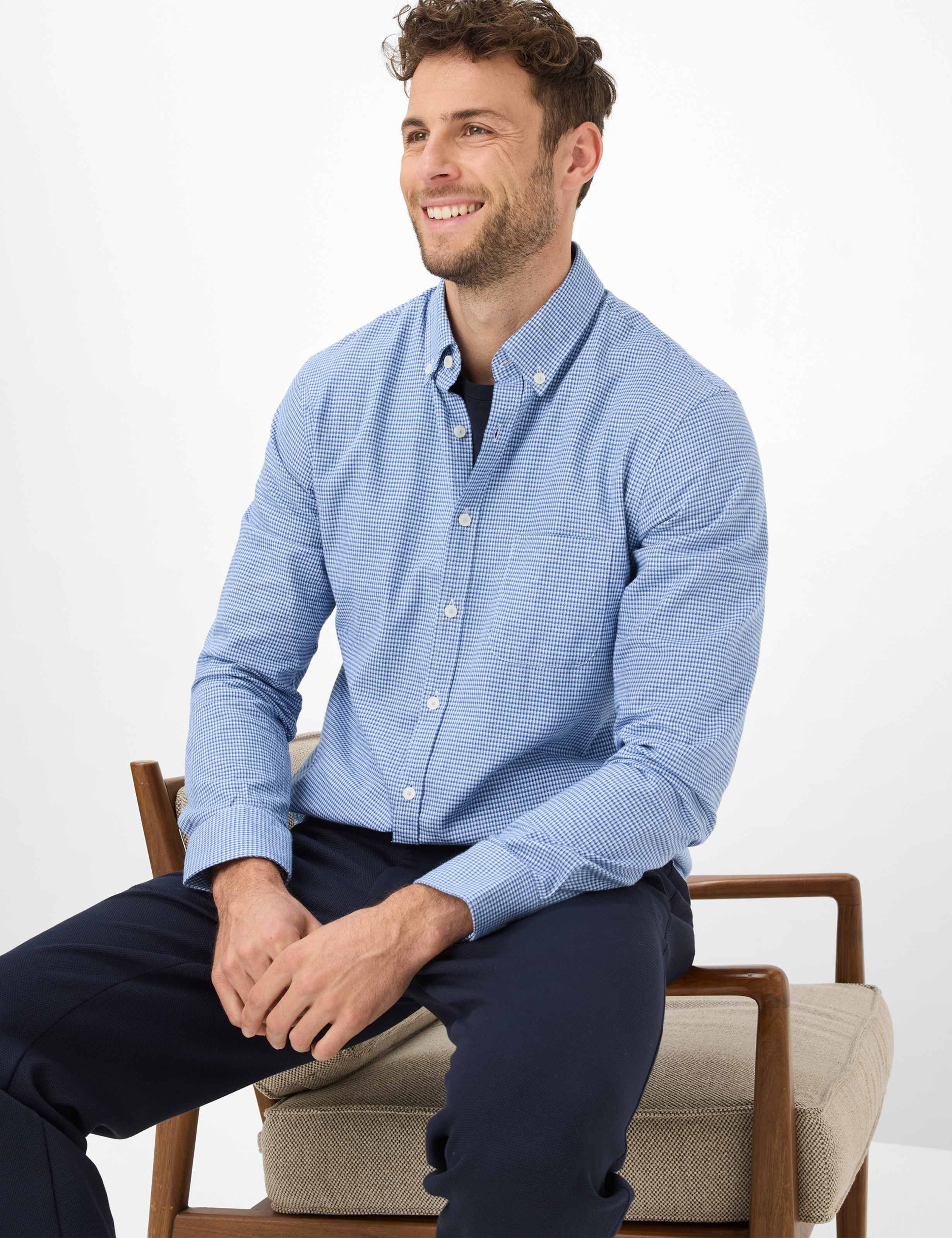 Heren Style DANIEL Blauw  Detail 1