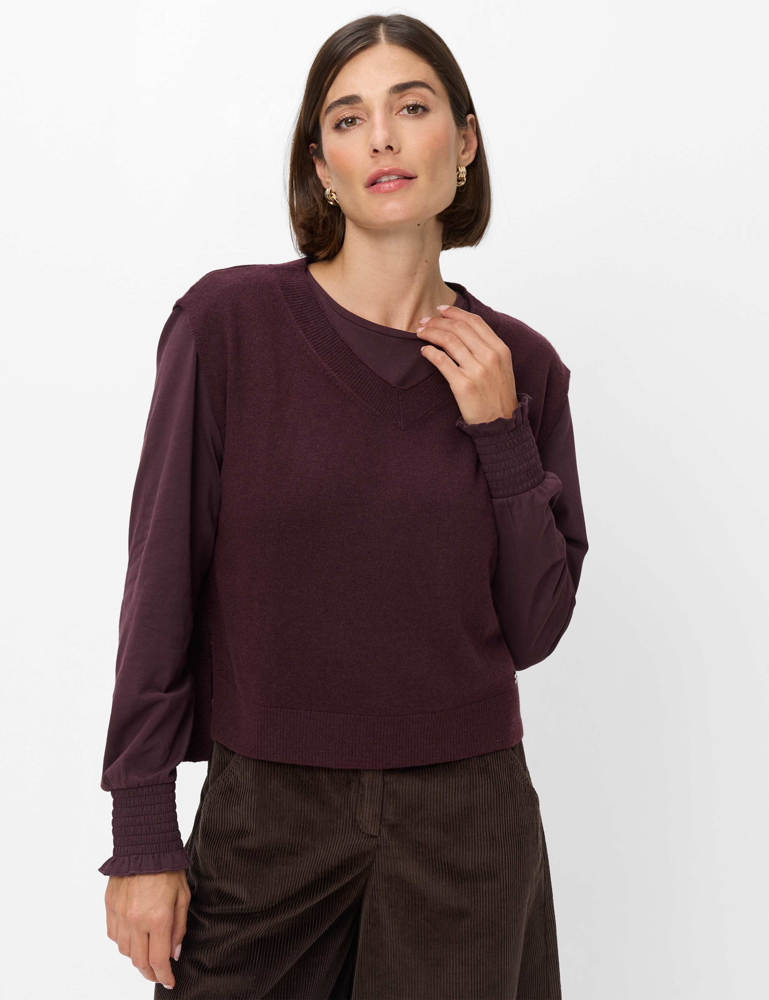 Brax Dames   Style ELISA blackberry violet, donkerpaars, maat 38