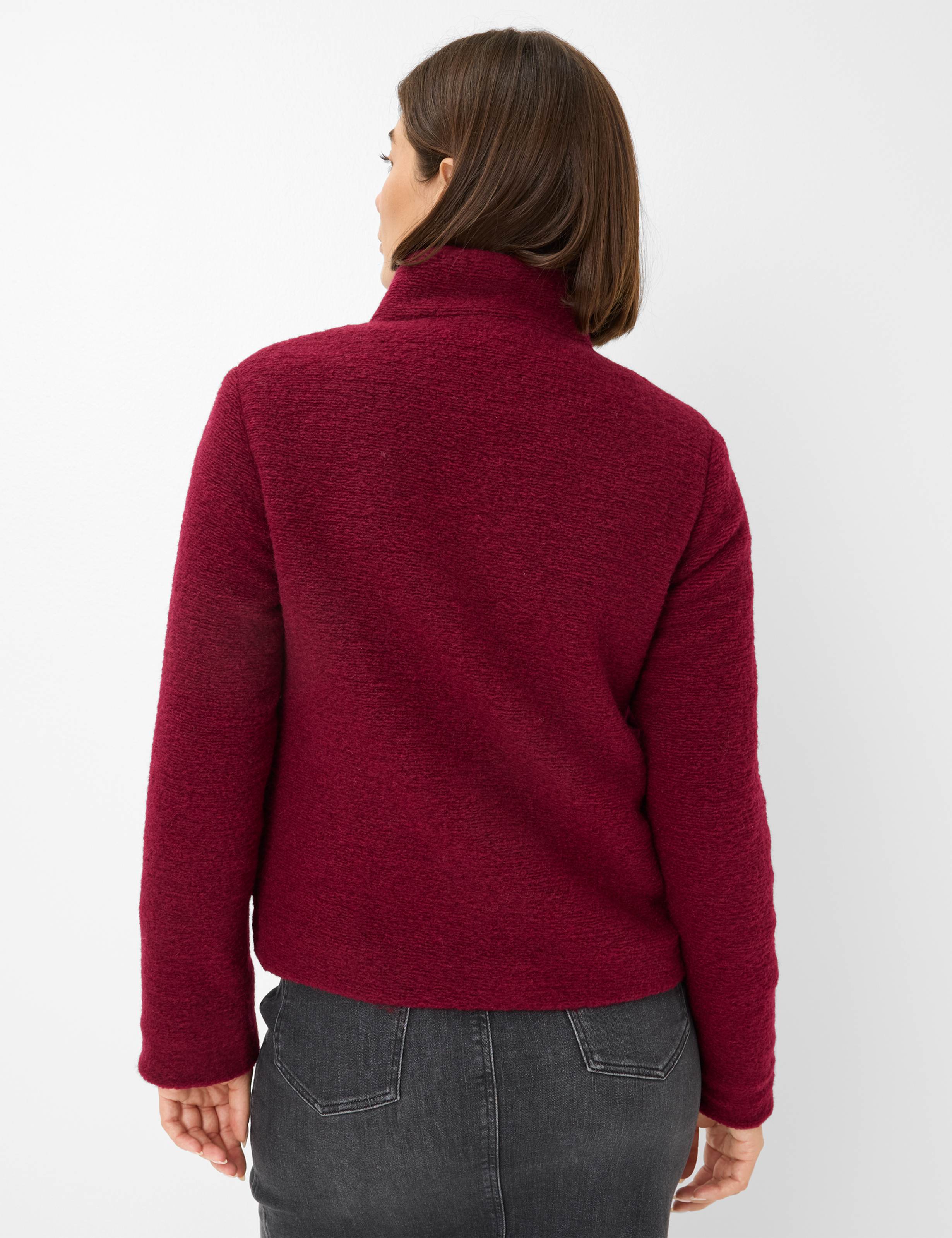 Thumbnail - Brax Damen Jacke Style VIENNA mulberry, dunkelrot, Gr. 36