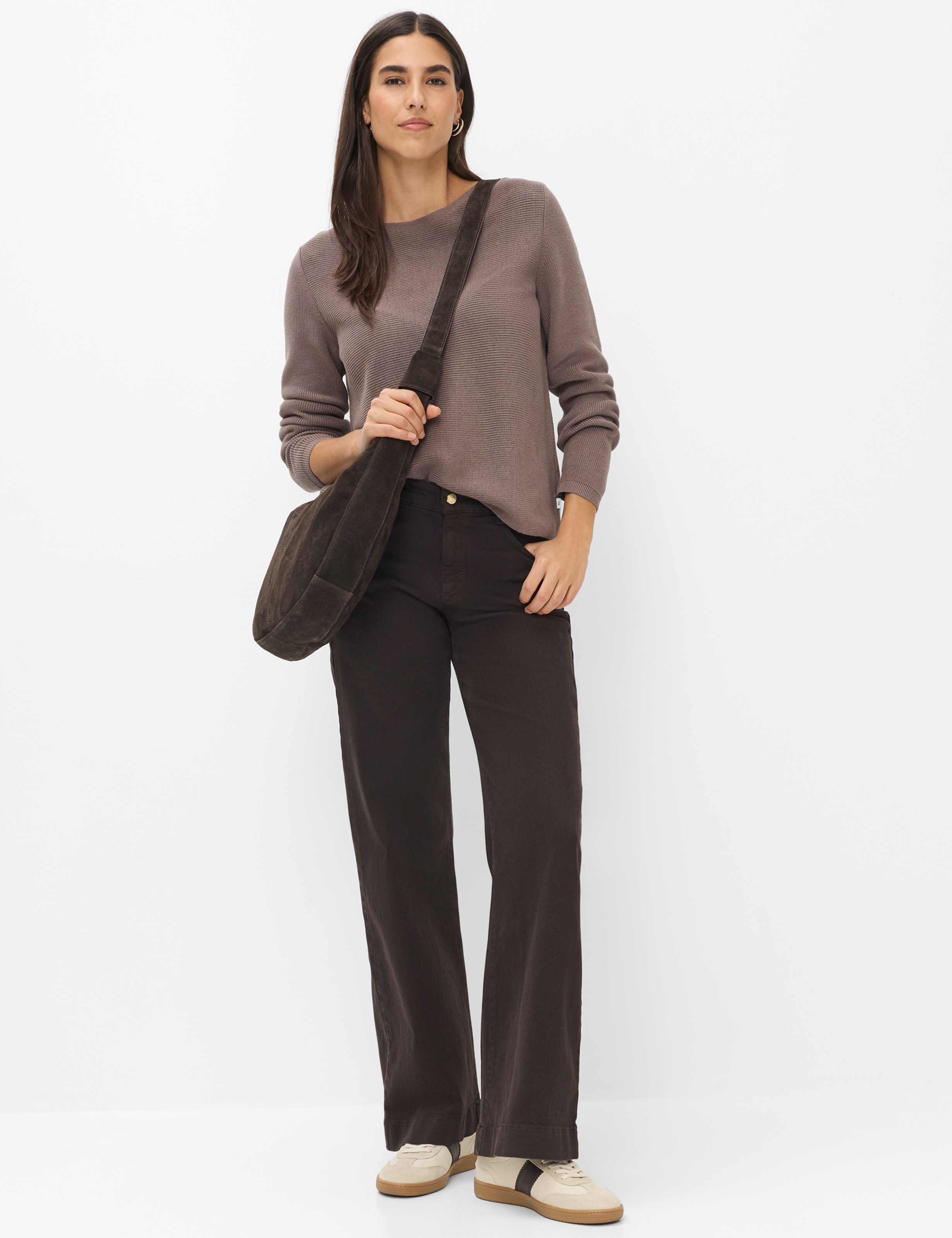 Dames Style LESLEY Lichtbruin  Model outfit