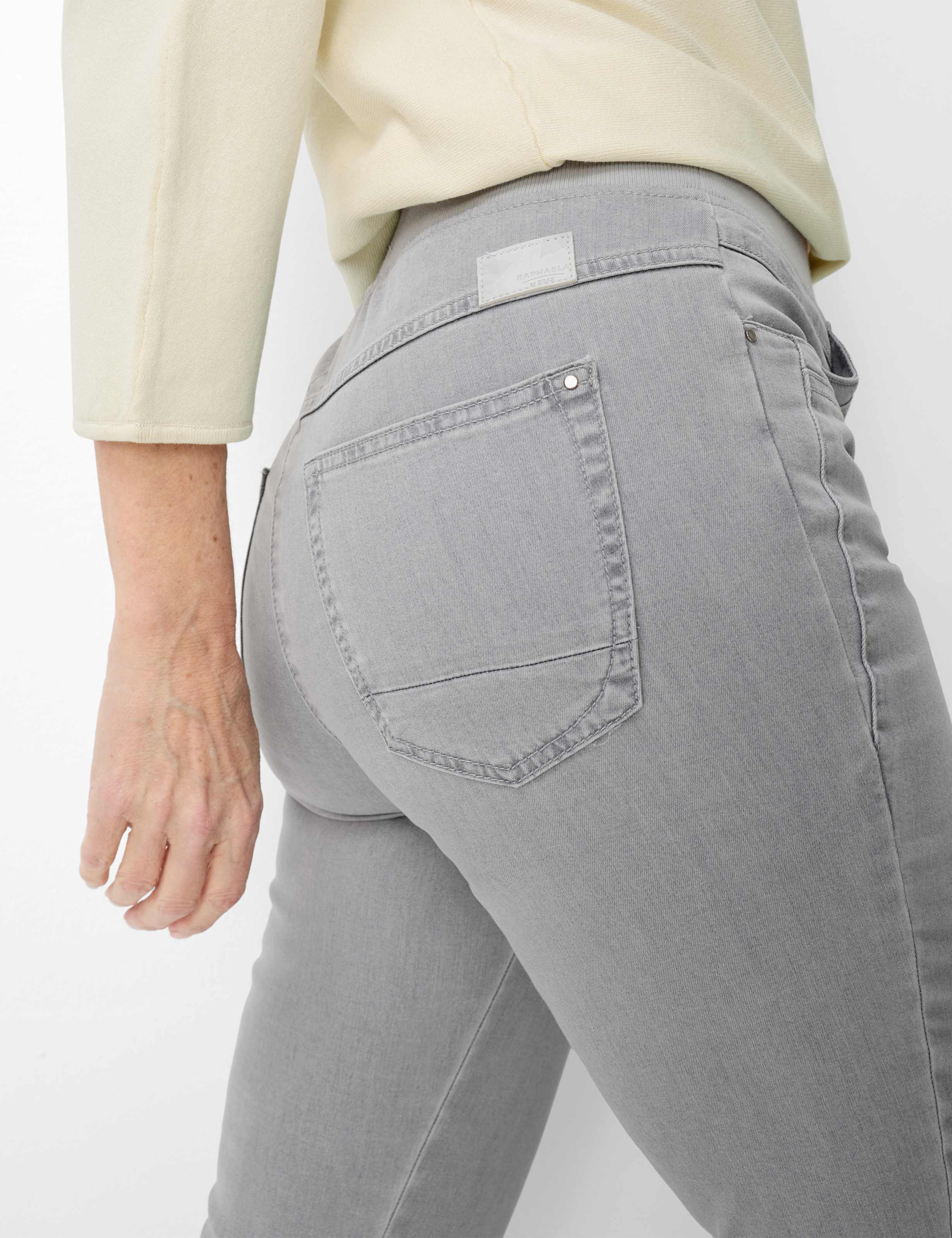 Damen Style PAMINA FUN Denim Hellgrau Slim Fit Detail 2