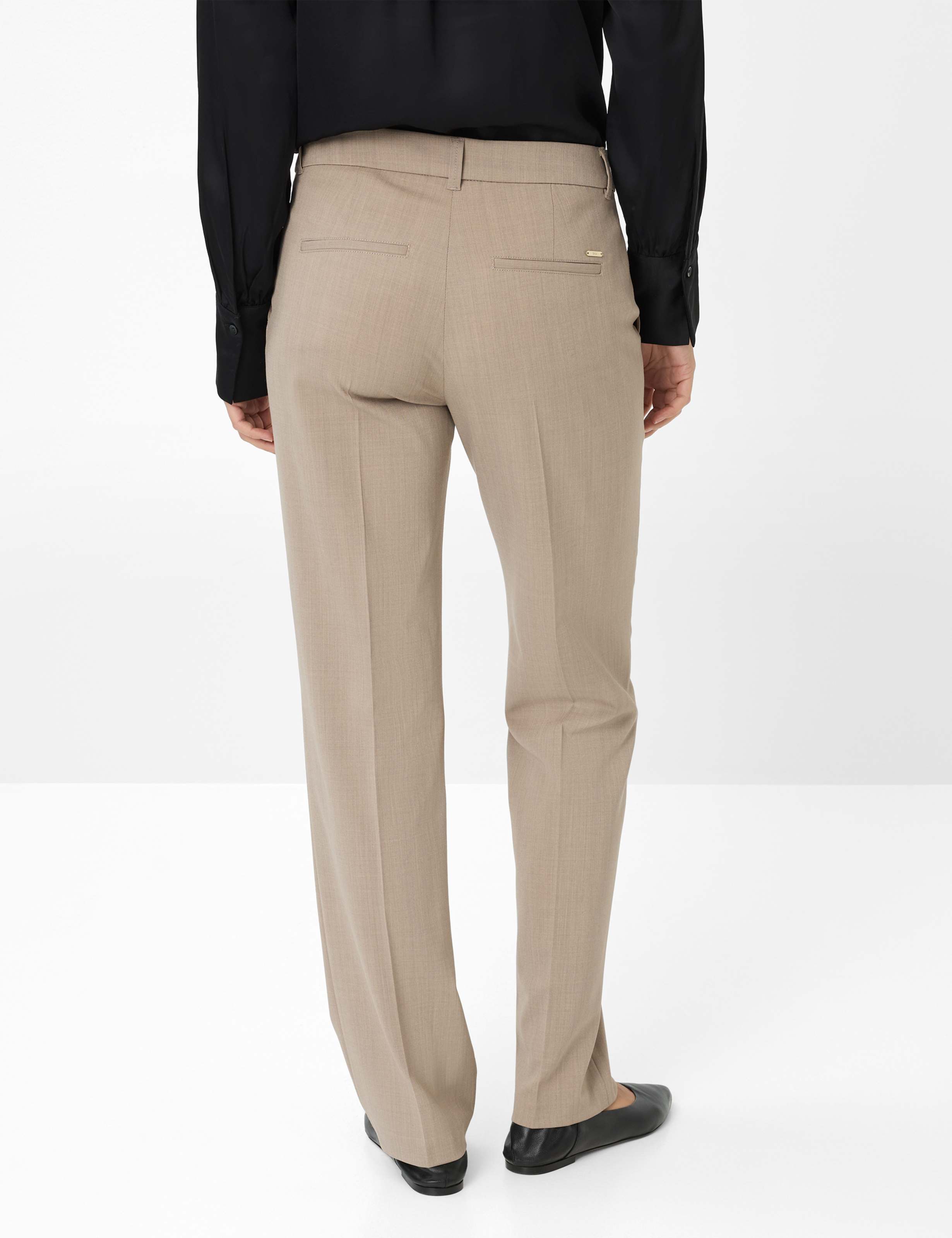 Femme Style MARON Marron Clair Regular Fit Dos mannequin