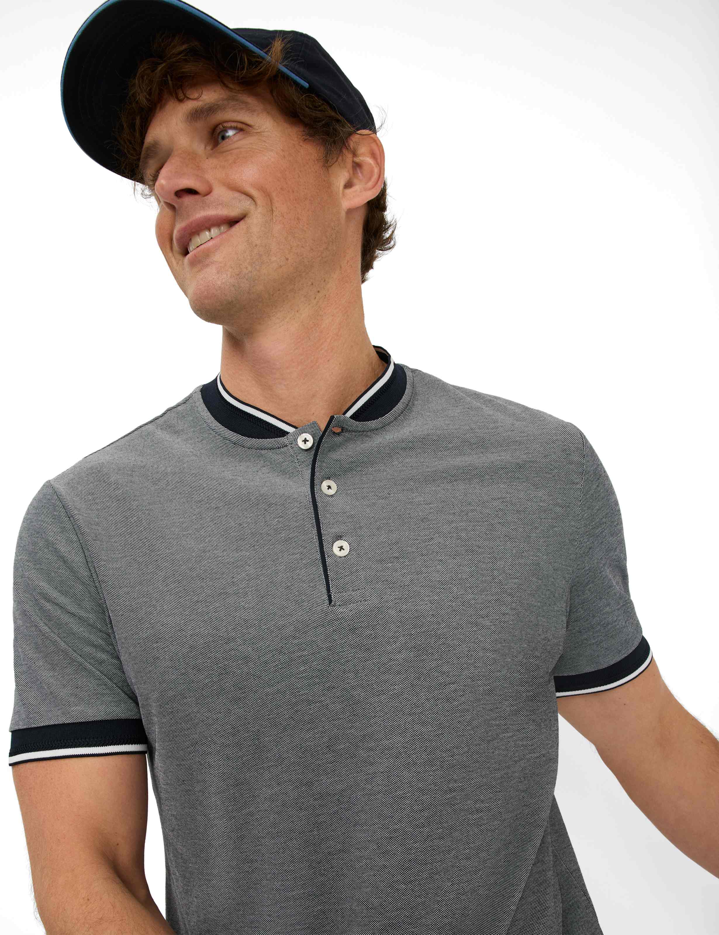 Herren Style PIERCE Dunkelblau  Detail 1