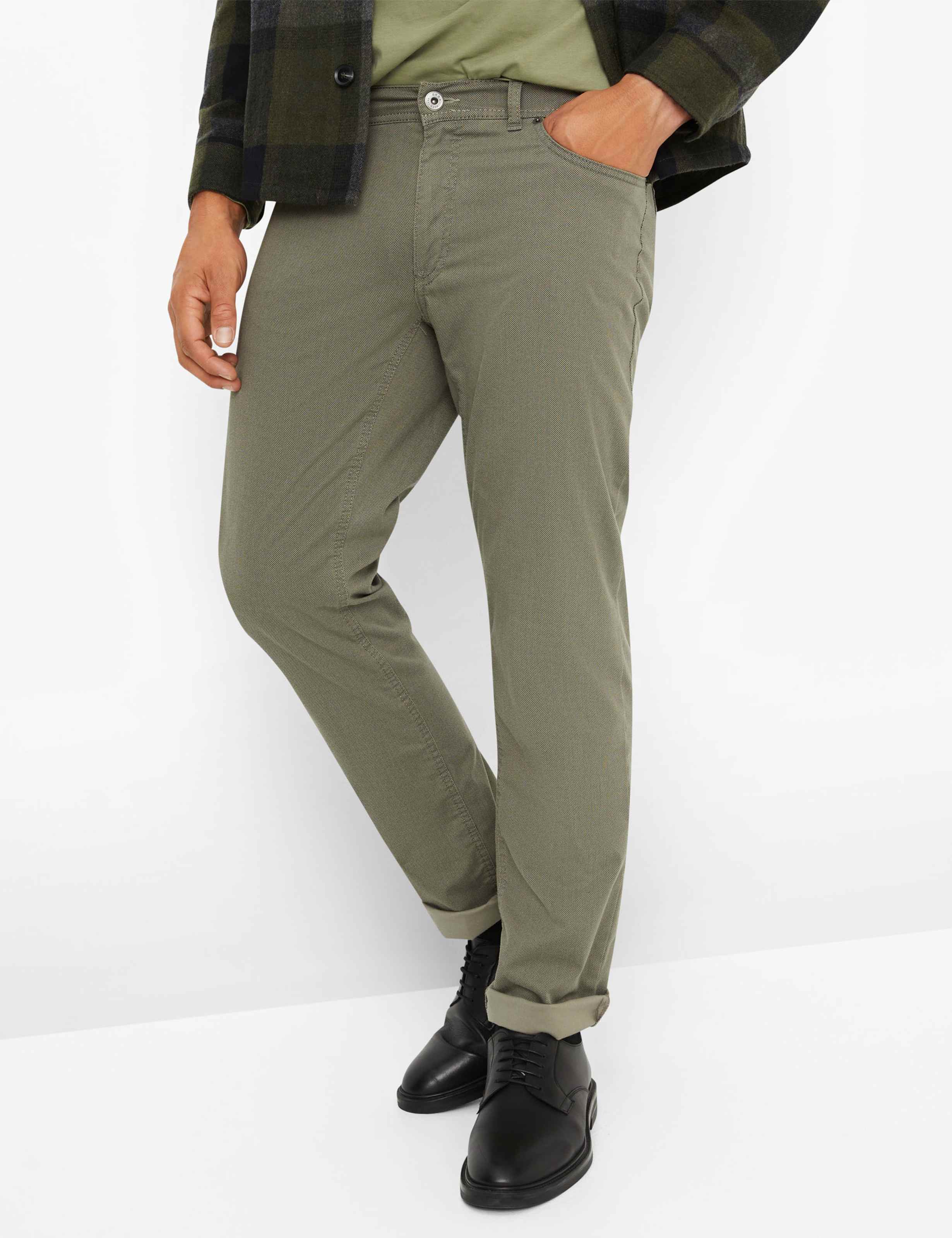 Men's fashion Pants Style COOPER OLIVE Regular Fit