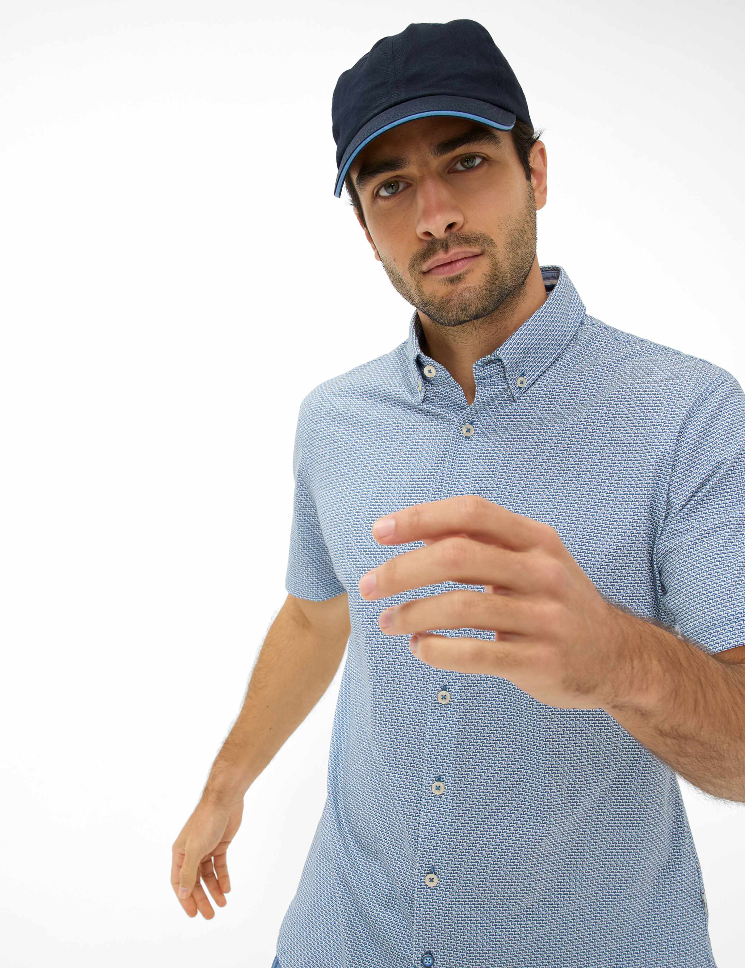 Homme Style DAN Bleu Clair  Détail 1