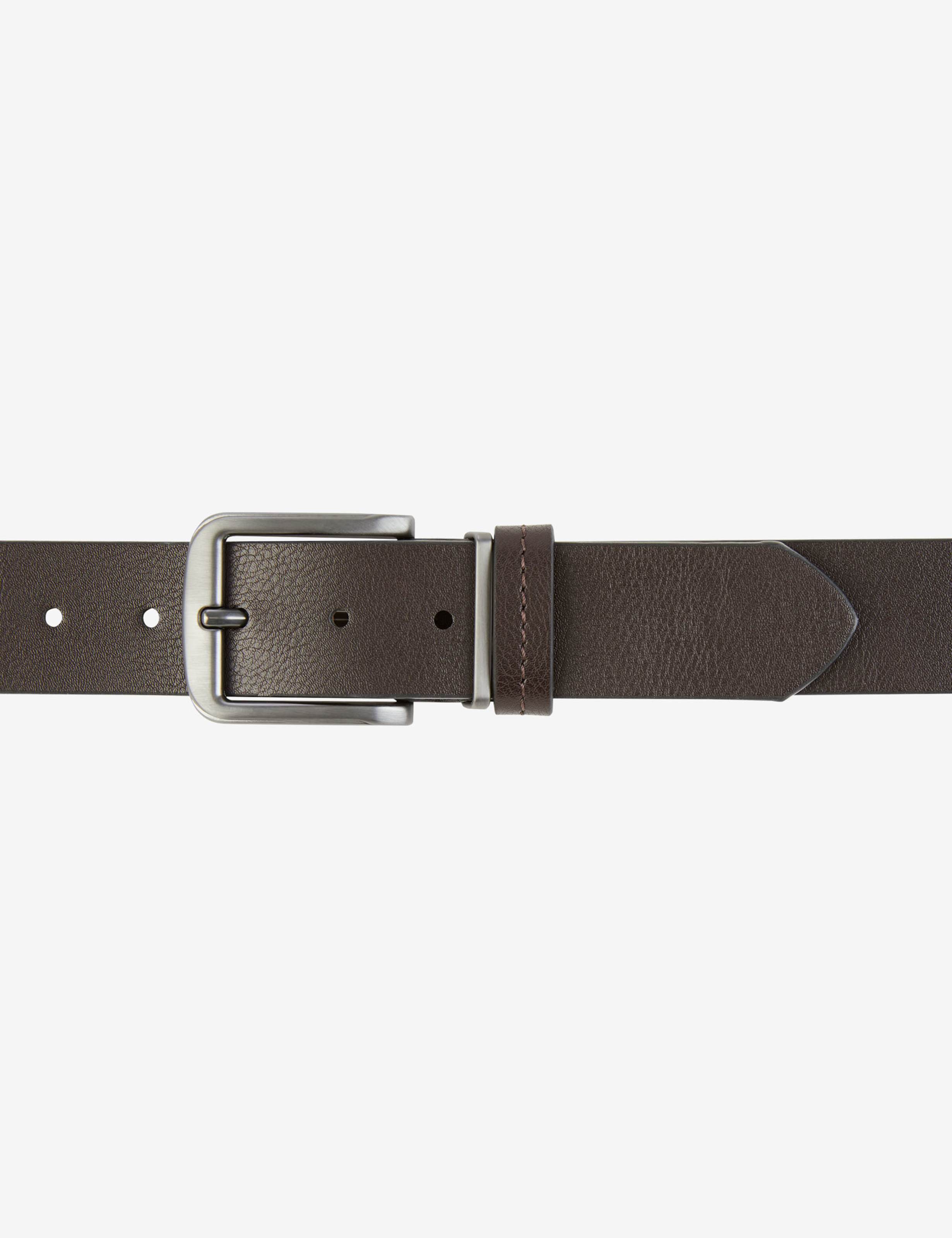 Herren Style HERRENGÜRTEL Dunkelbraun  Freisteller Rueck