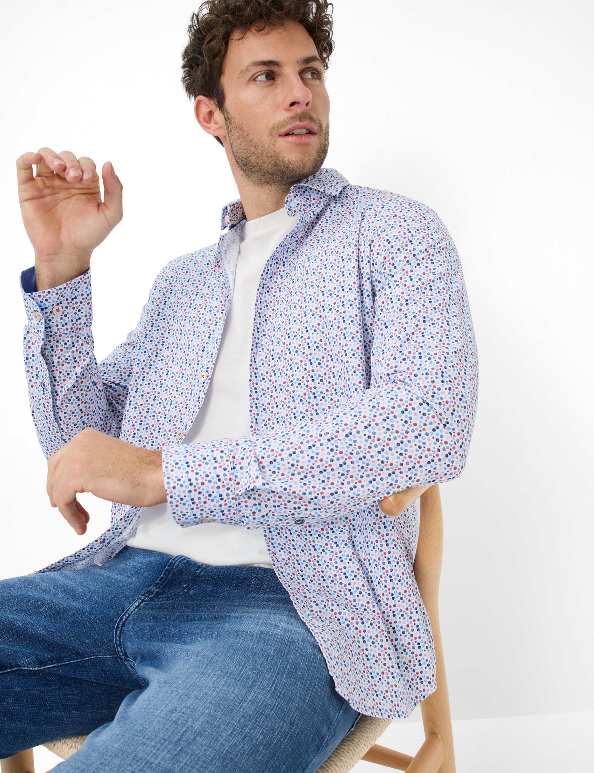 Homme Style HAROLD Bleu Clair  Détail 1