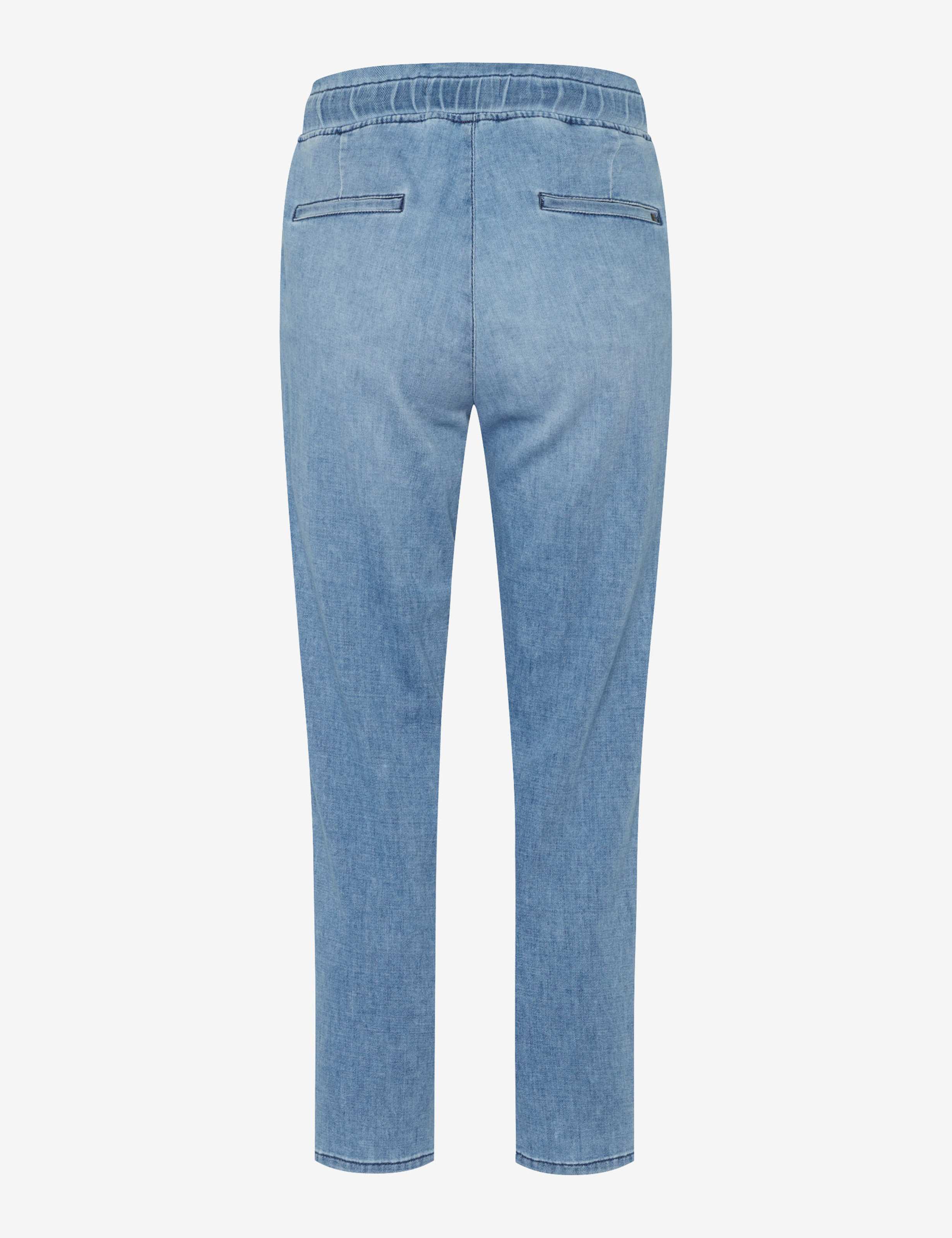 Dame Style MONA S Denim Blå Relaxed Fit Udskæring bagpå