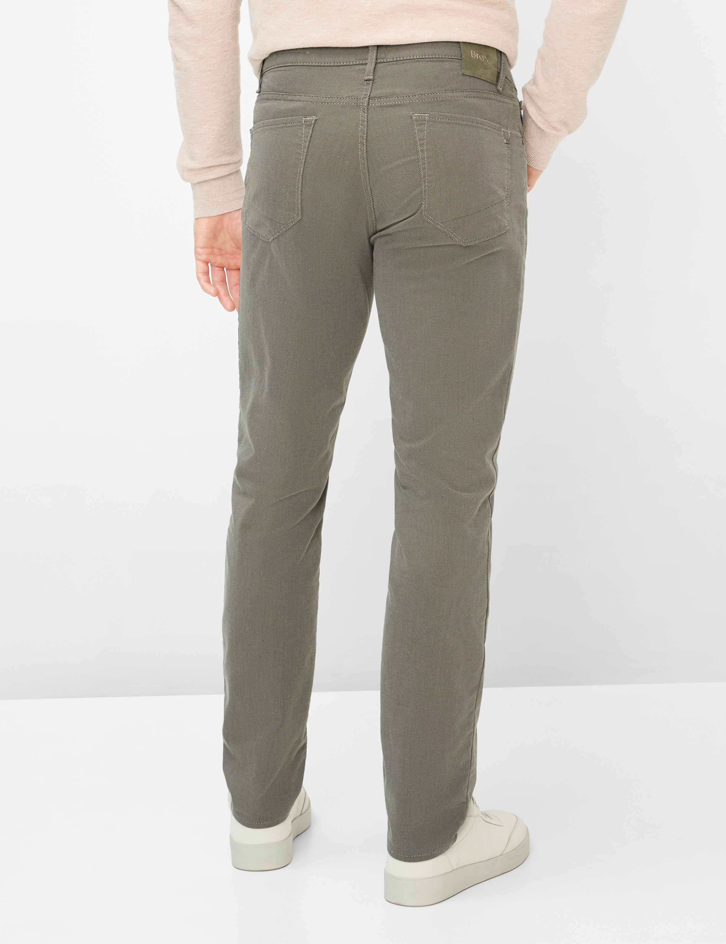 Thumbnail - Brax Herren Five-Pocket-Hose Style CHUCK OLIVE, grün, Gr. 40/30