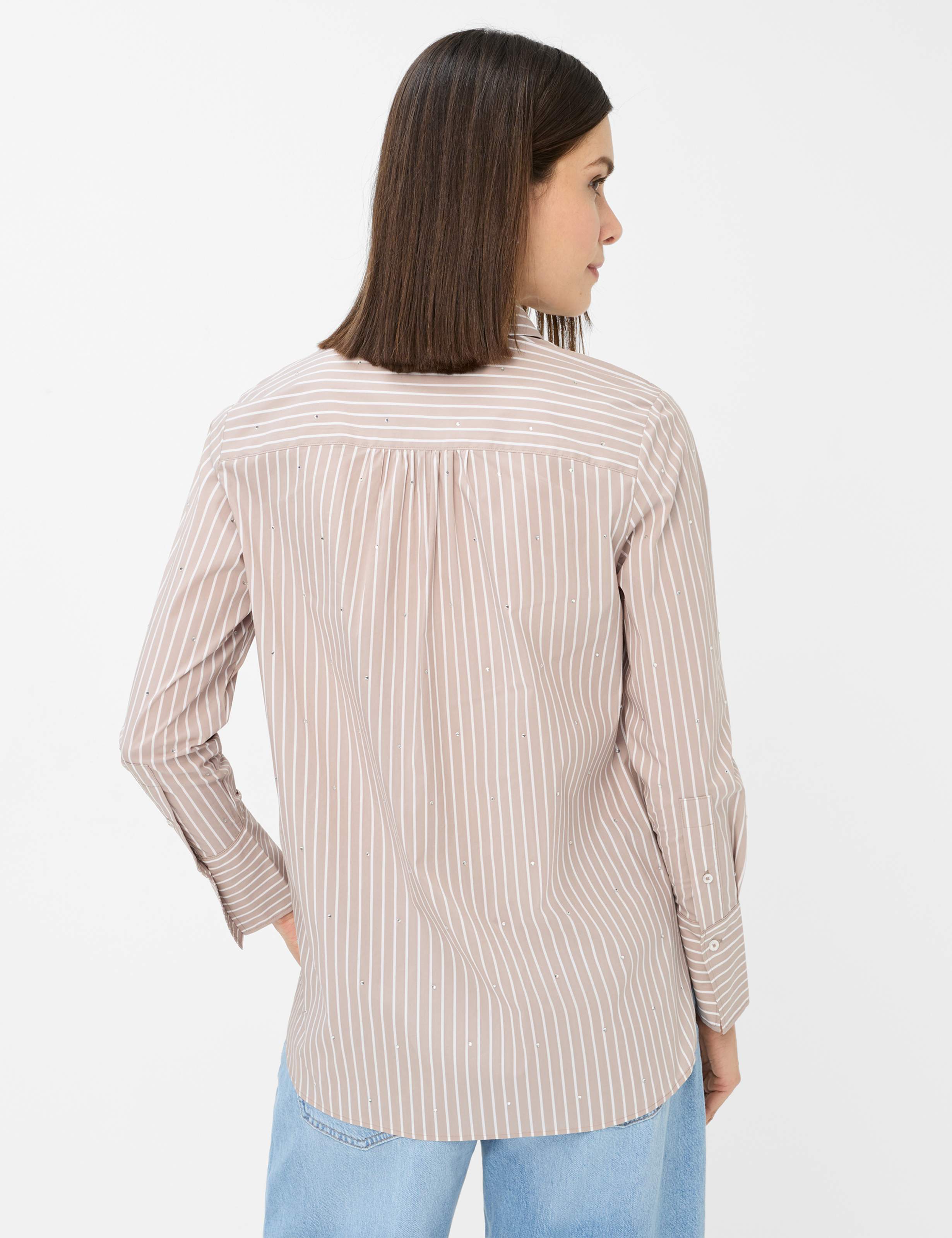 Dames Style VIKI Lichtbruin  Model achterkant