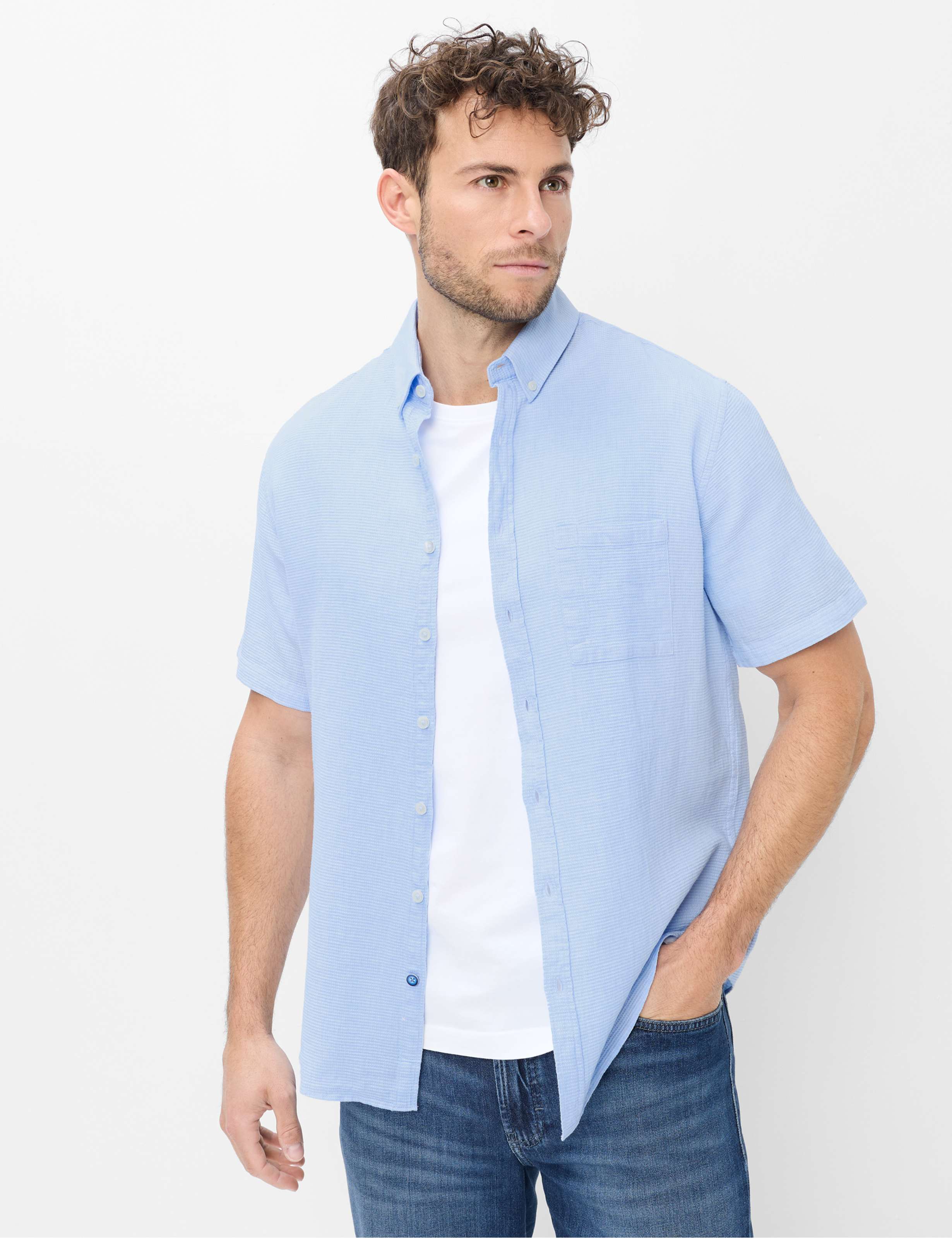 Tons bleus, Homme, Style DAN, MODEL_FRONT_ISHOP
