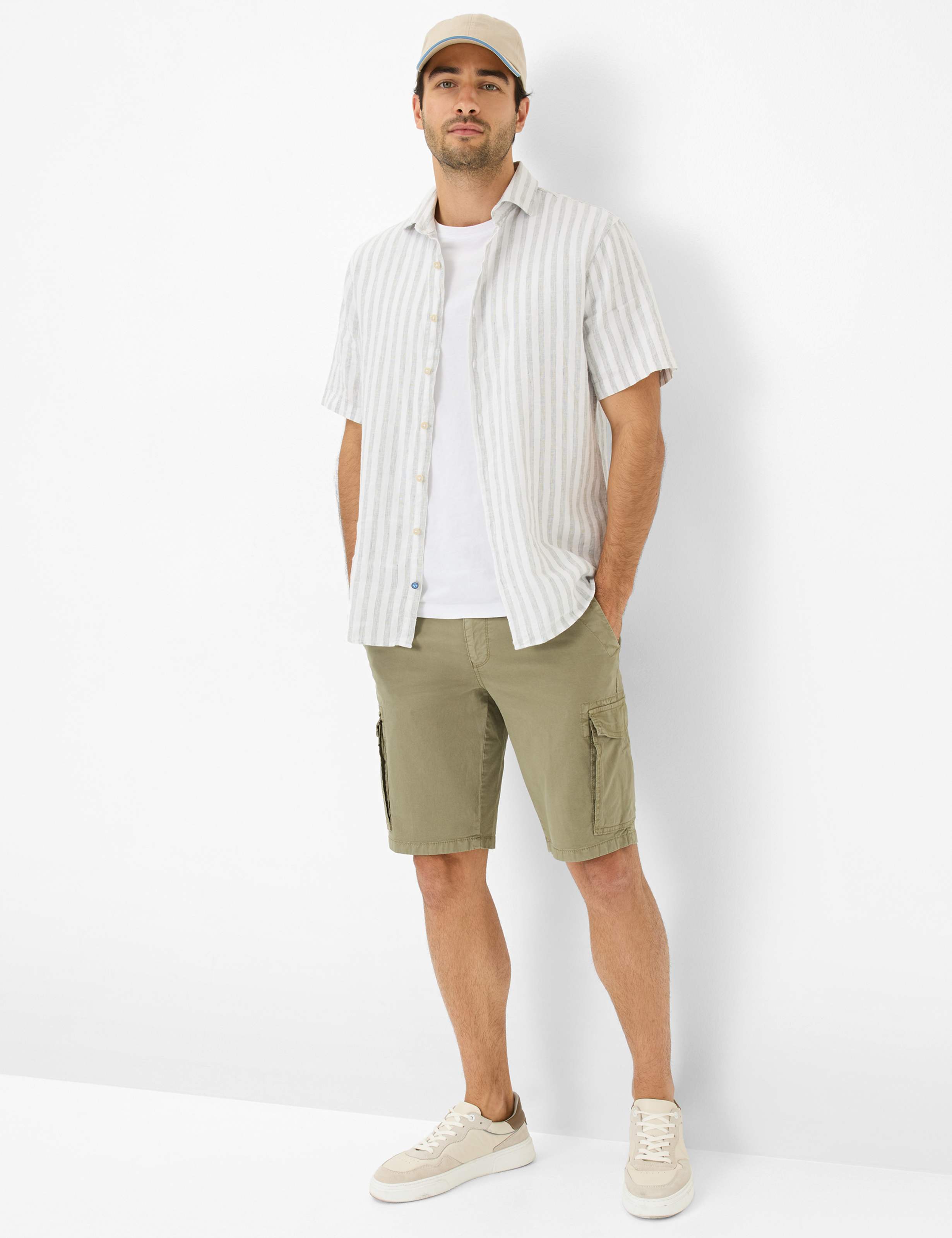 Men Style BRAZIL Green - Olive Regular Fit Model Outfit