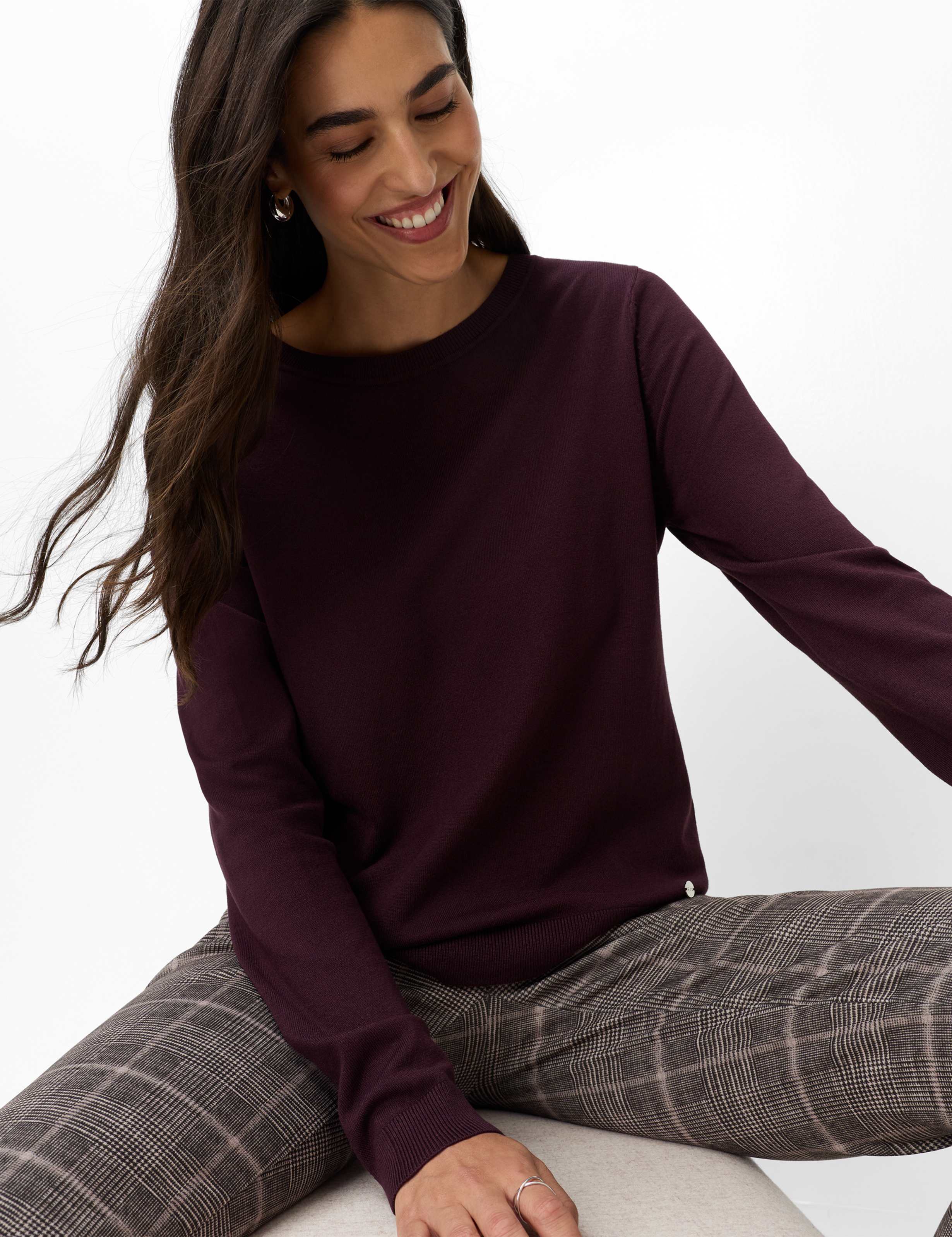 Damen Style LENI Dunkles Lila  Detail 1