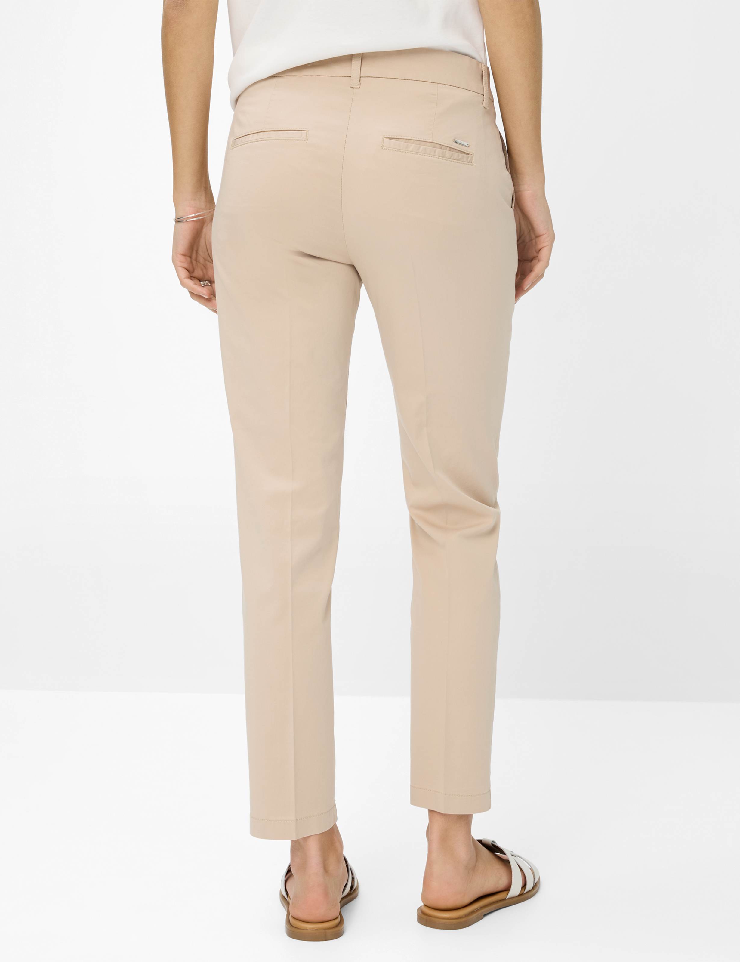 Women Style MARON S Beige Regular Fit Model back