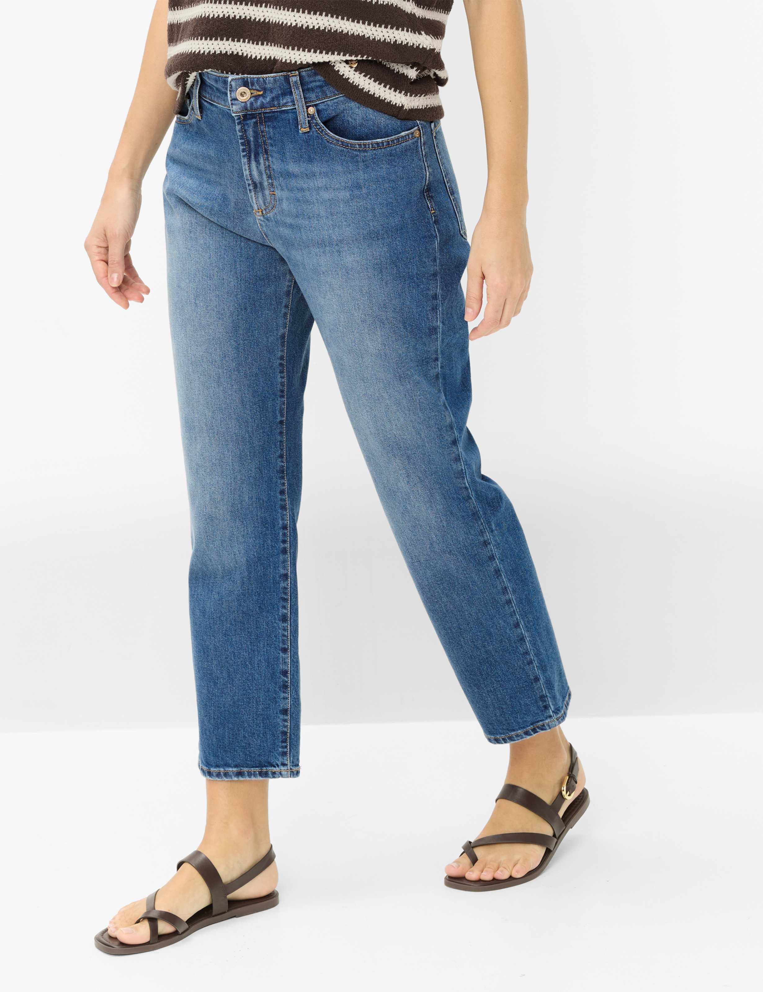 Thumbnail - Brax Damen Five-Pocket-Hose Style MADISON S USED LIGHT BLUE, denim hellblau, Gr. 46L