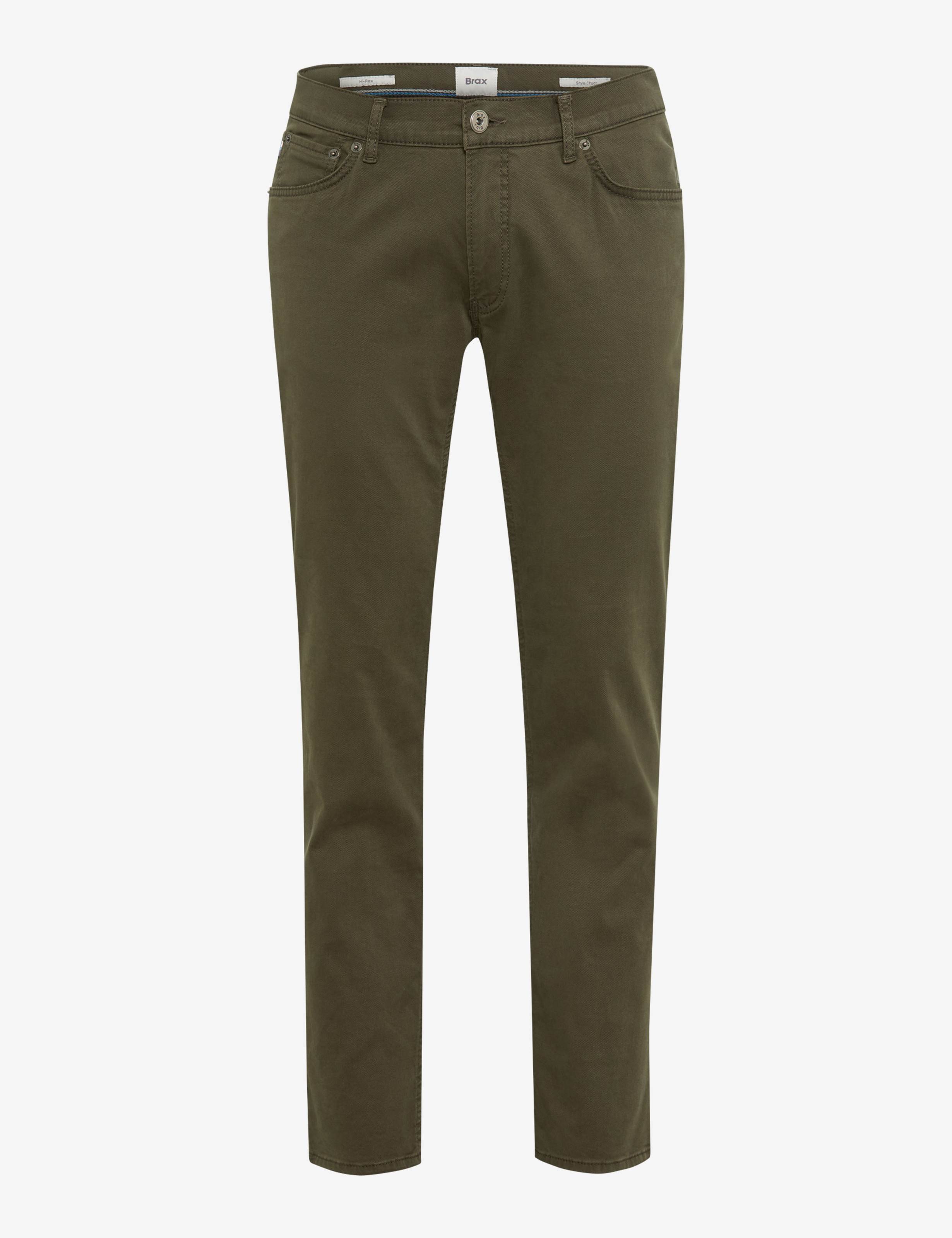 Men Style CHUCK Green - Olive Modern Fit Stand-alone front view