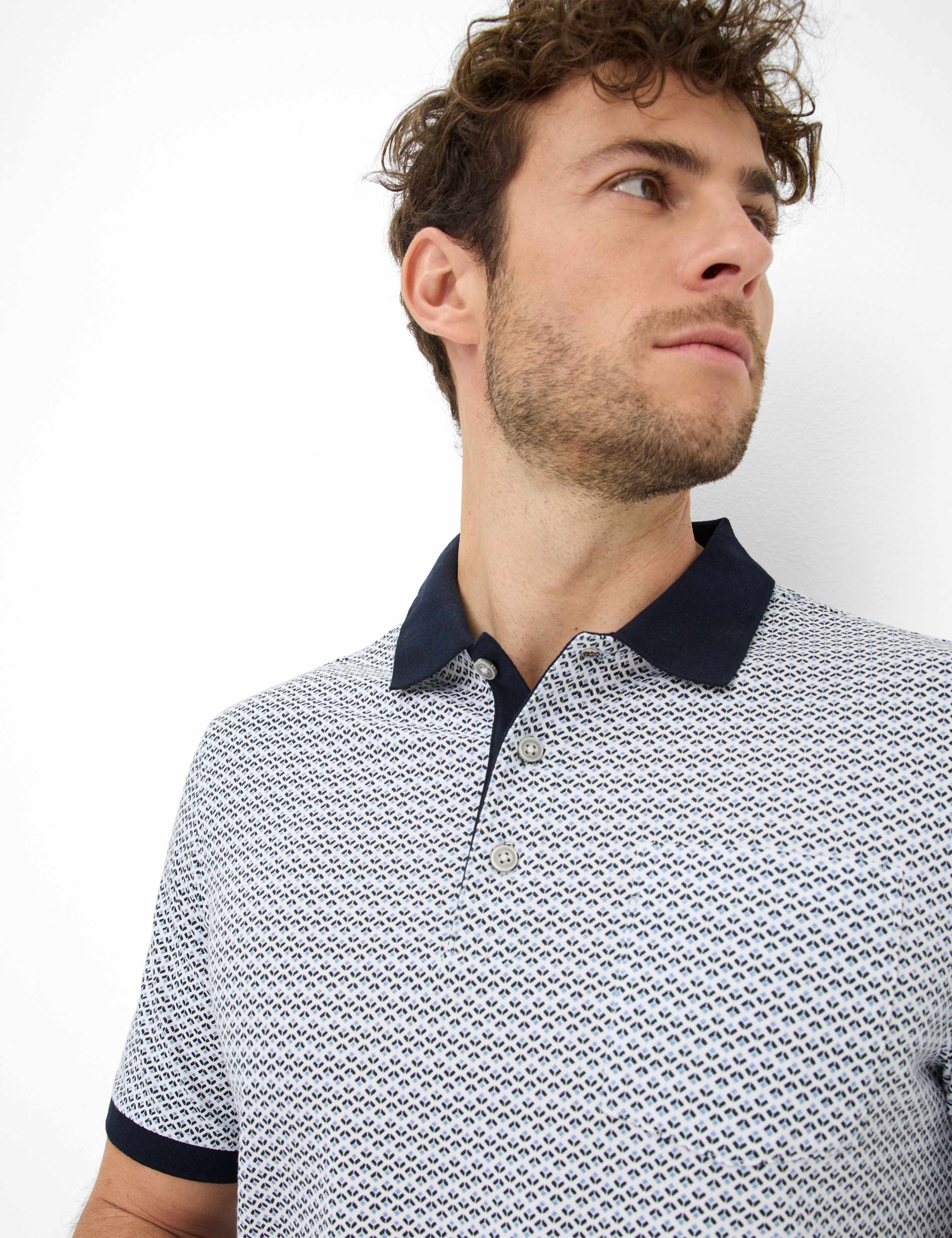 Homme Style PETE Bleu Foncé  Détail 2