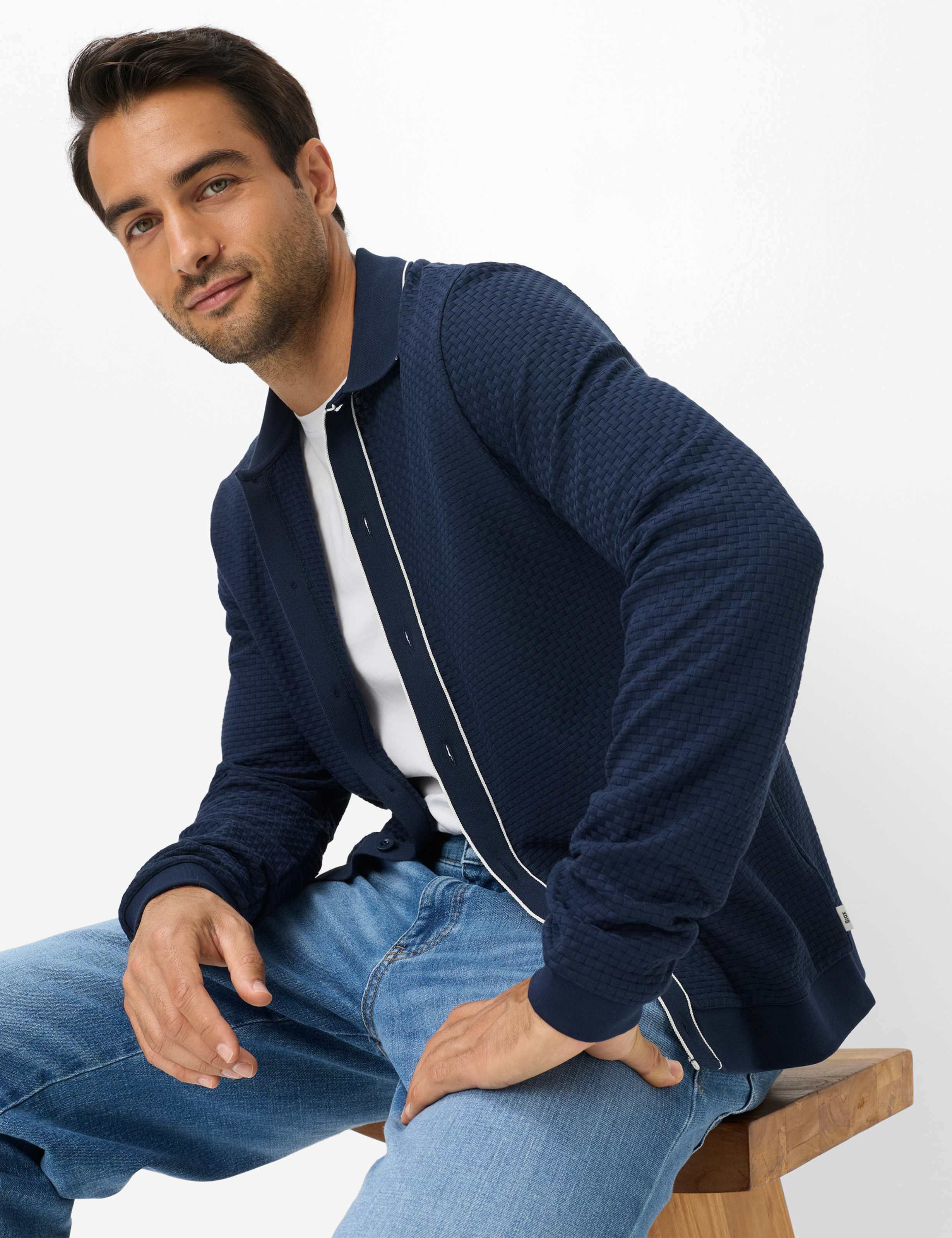 Homme Style PARIS Bleu Foncé  Détail 1