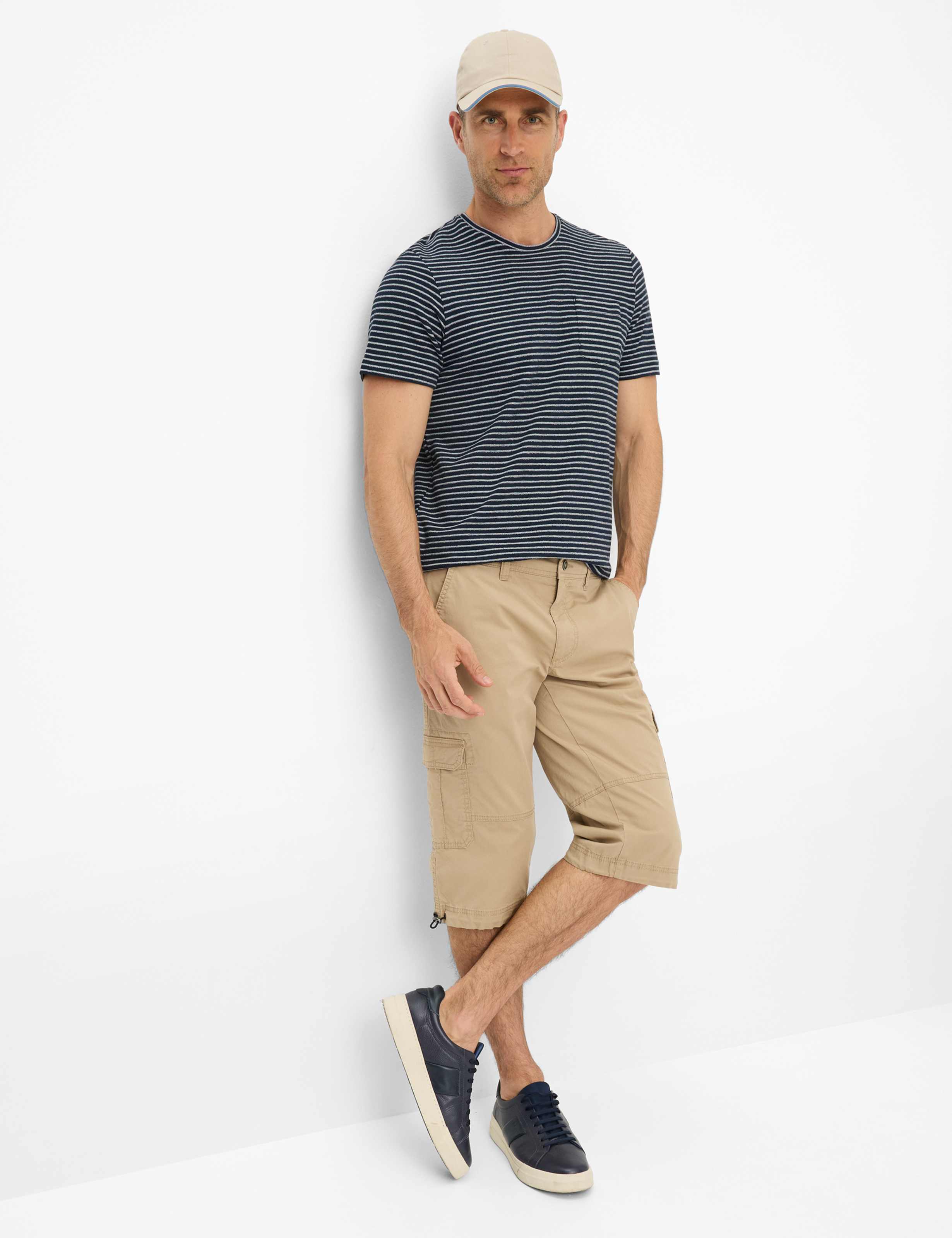 Herren Style BILL Hellbeige Regular Fit Model Outfit