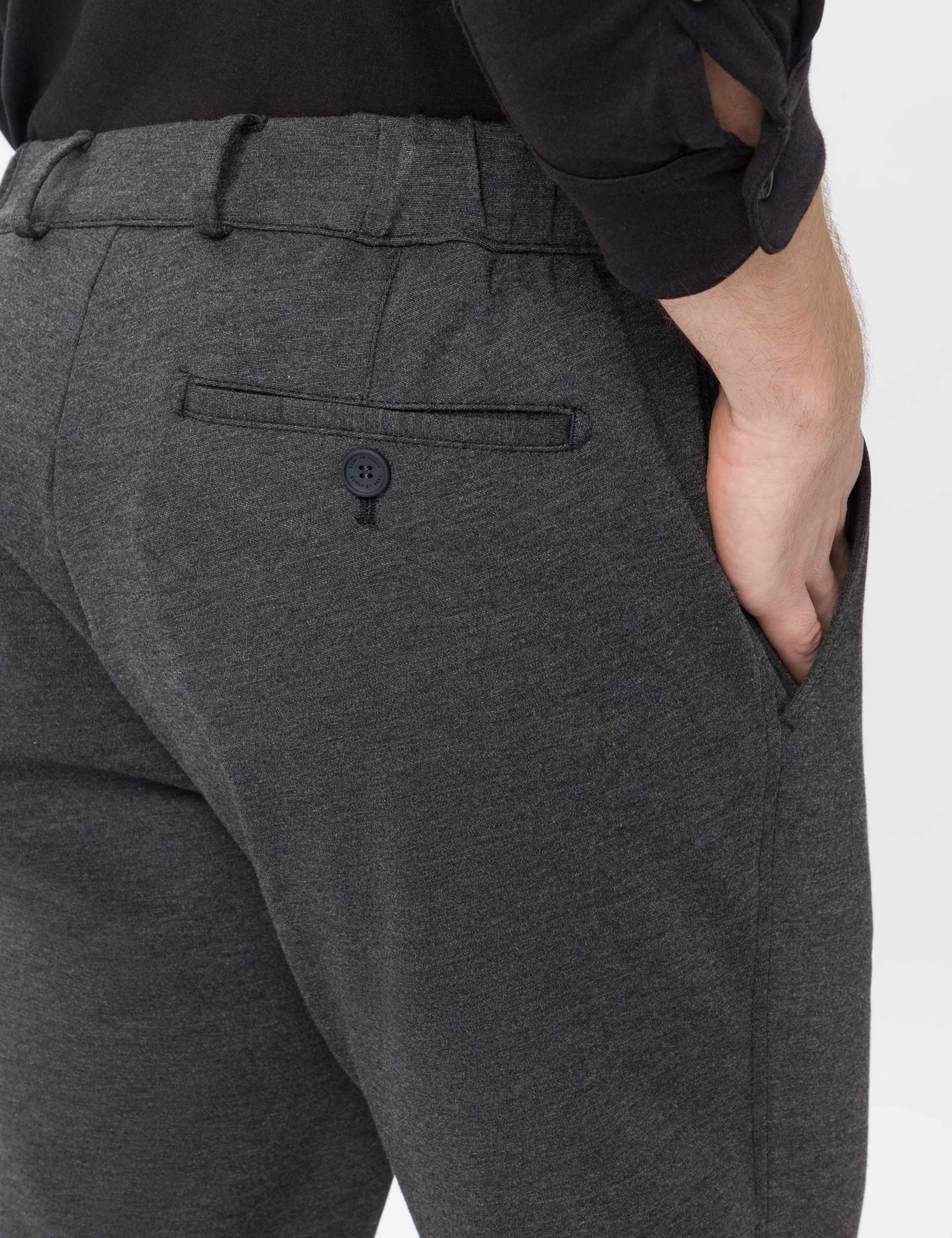 Heren Style THILO Donkergrijs Regular Fit Detail 1