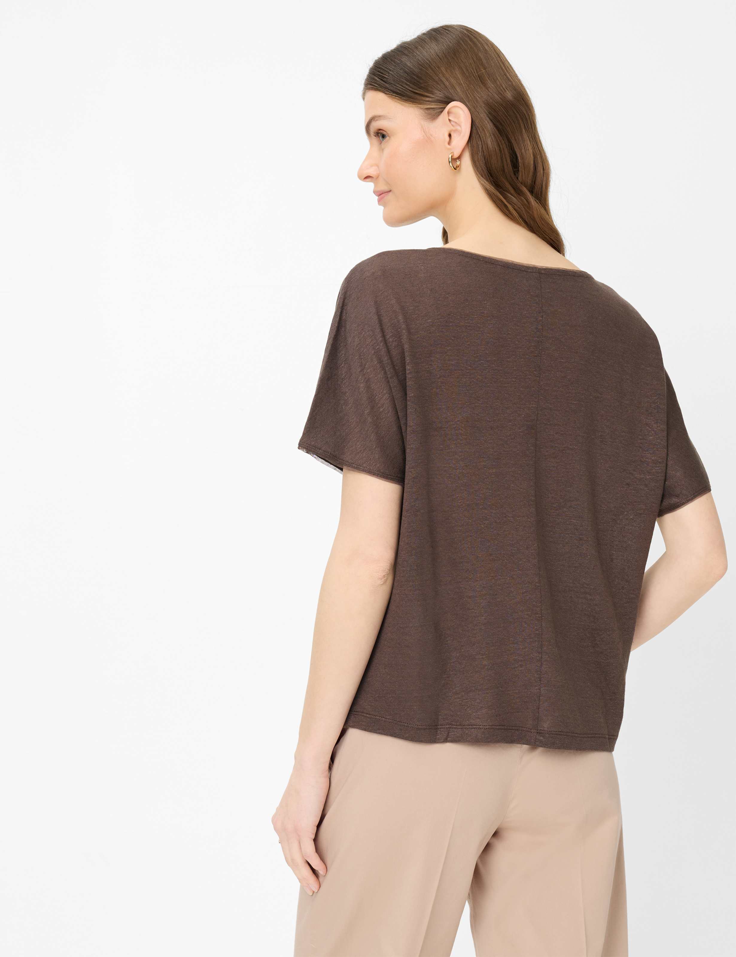 Thumbnail - Brax Damen Shirt Style CAELEN S dark ebony, dunkelbraun, Gr. 46