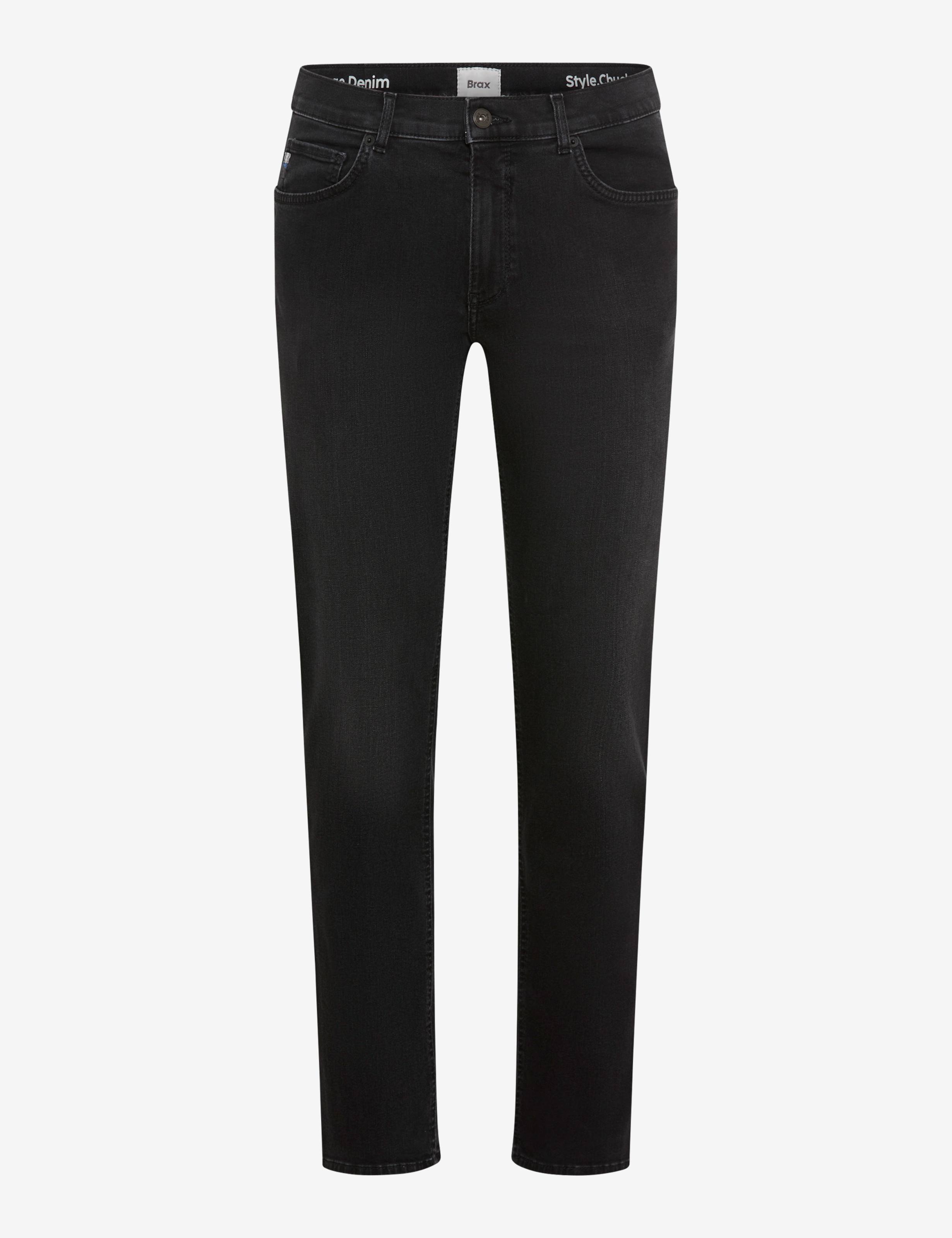 Herre Style COOPER Denim Mørkegrå Regular Fit Udskæring foran
