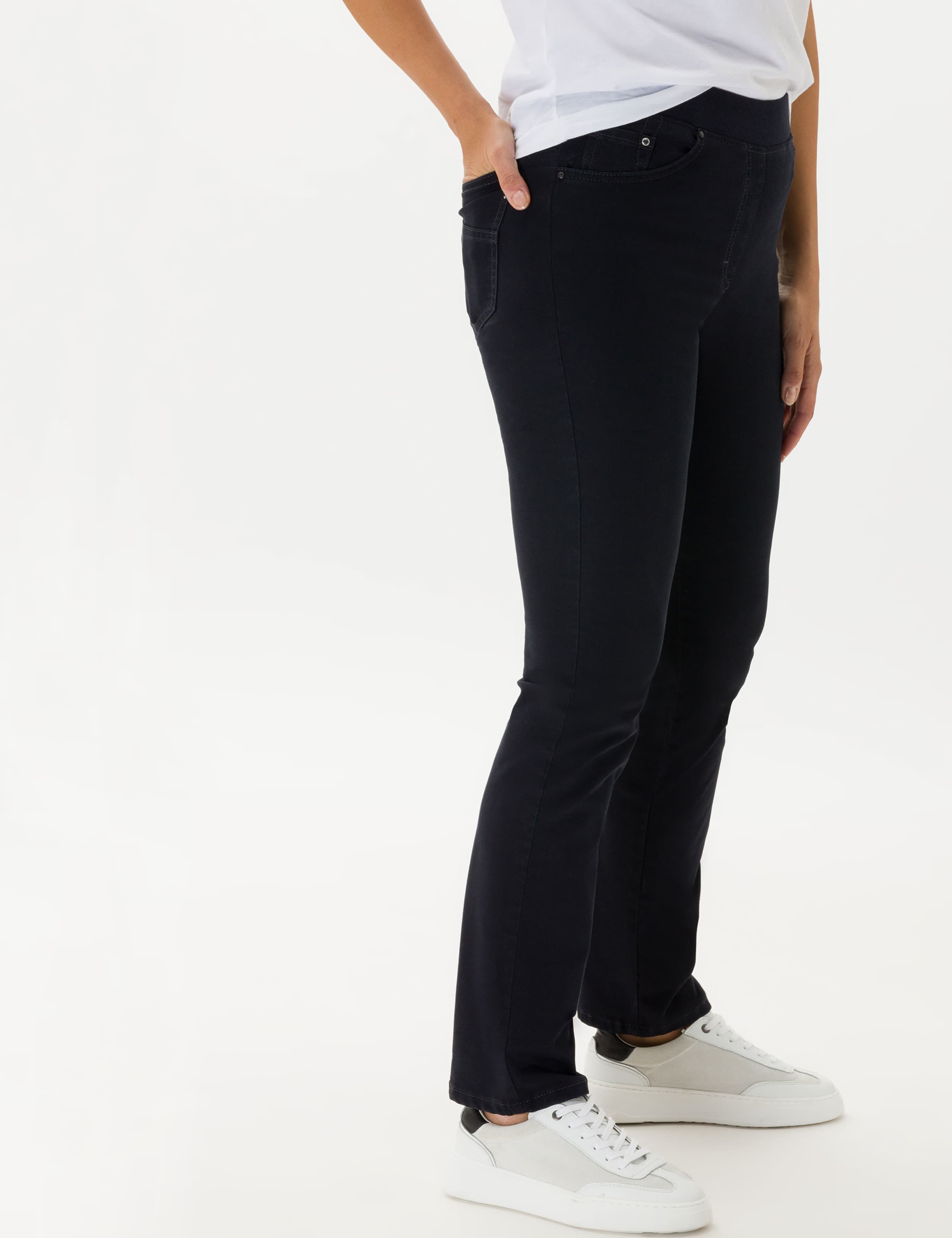 Thumbnail - Raphaela by Brax Damen Schlupfhose Style PAMINA NAVY, dunkelblau, Gr. 42K