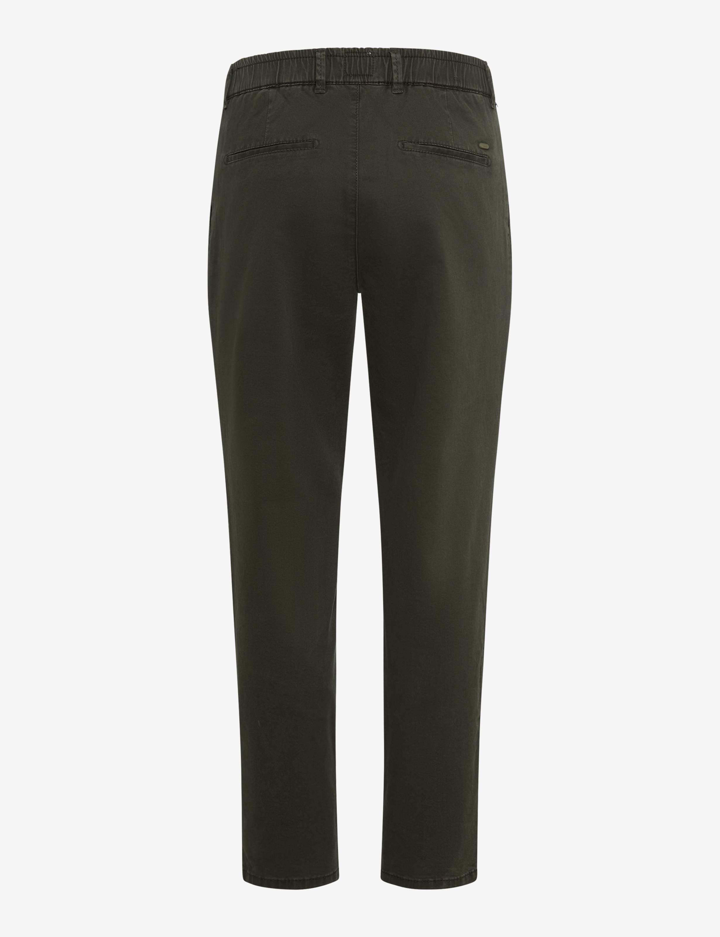 Herre Style TINO Grøn - Olive Relaxed Fit Udskæring bagpå