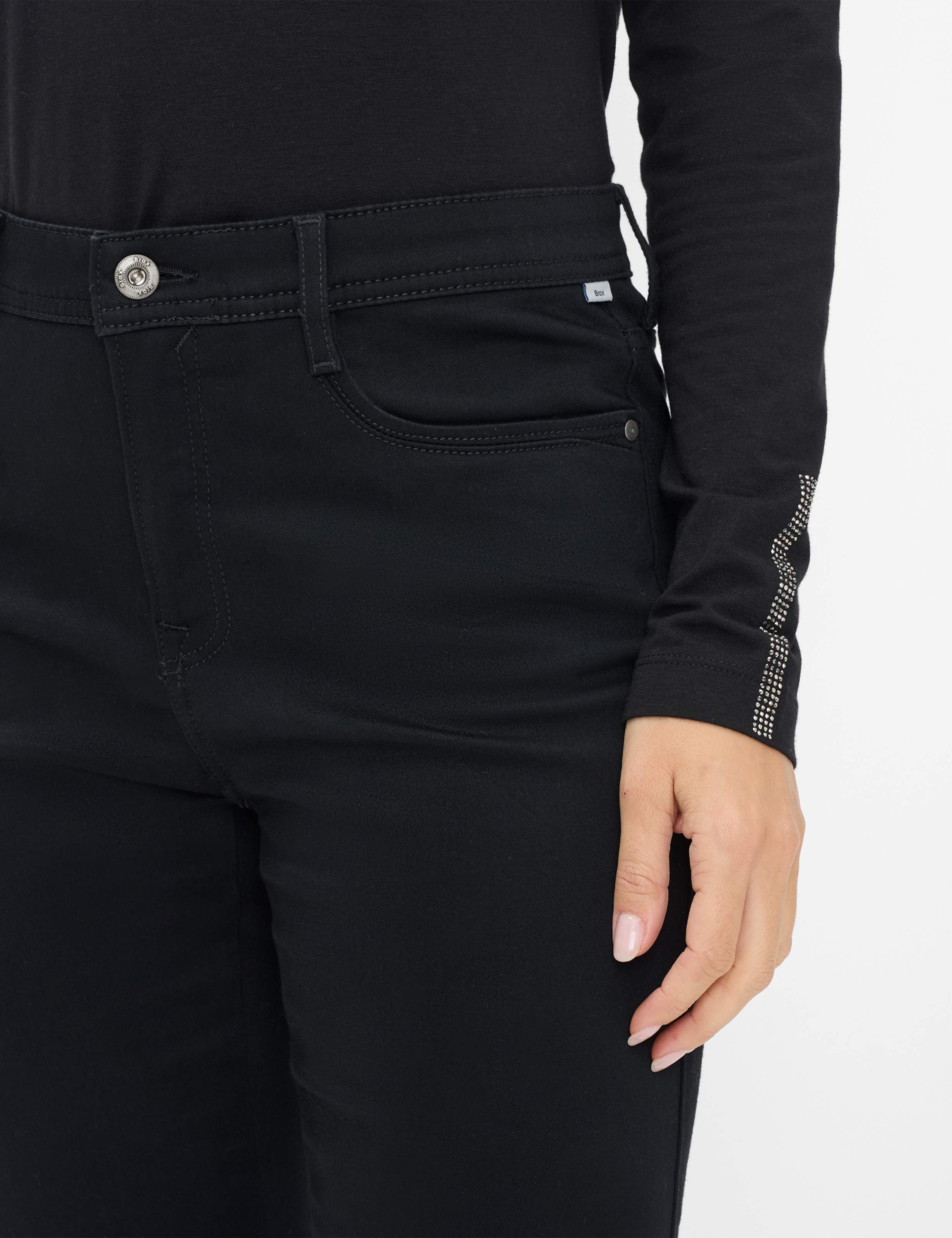 Damen Style MARY Schwarz Regular Fit Detail 2