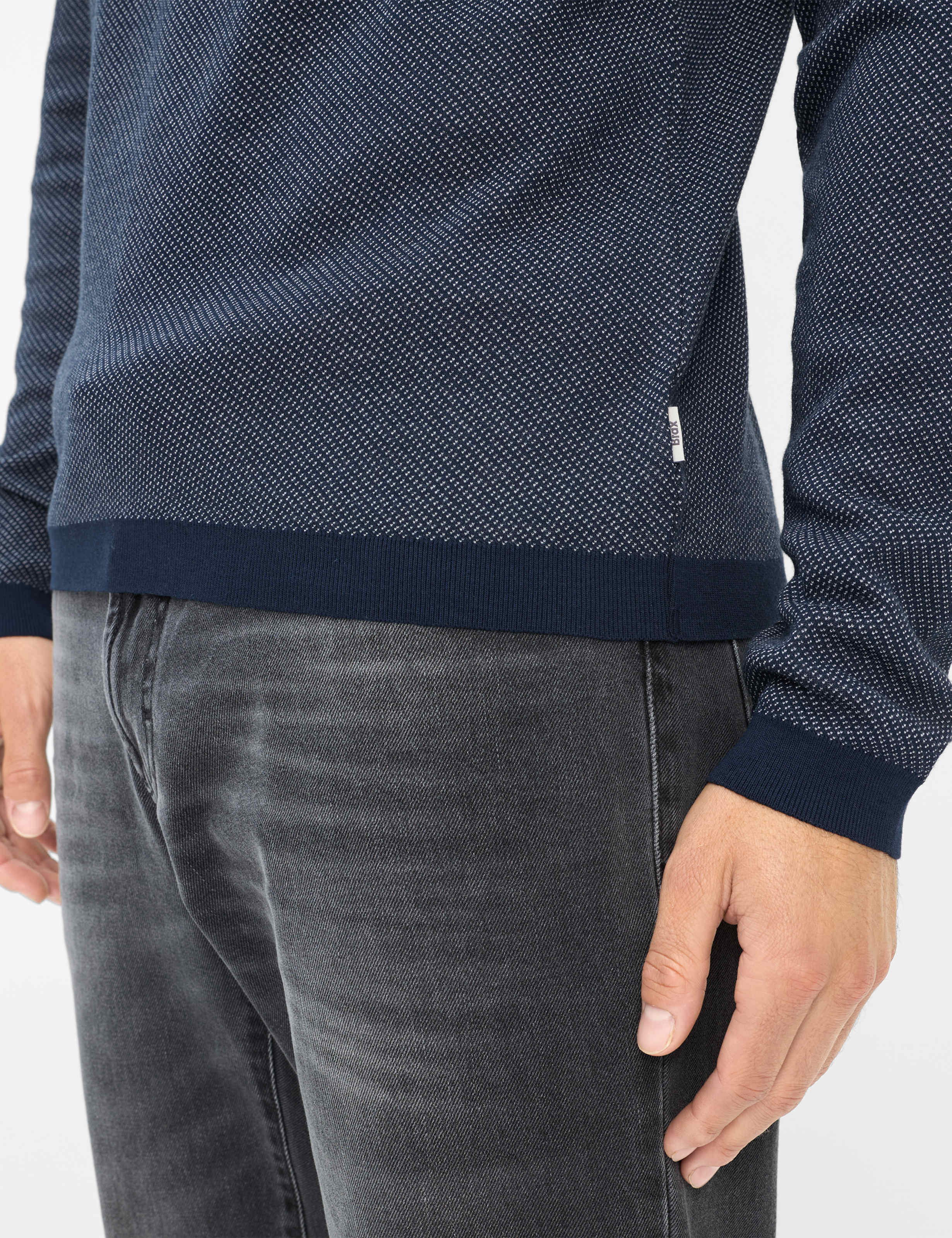 Heren Style PAROS Donkerblauw  Detail 2