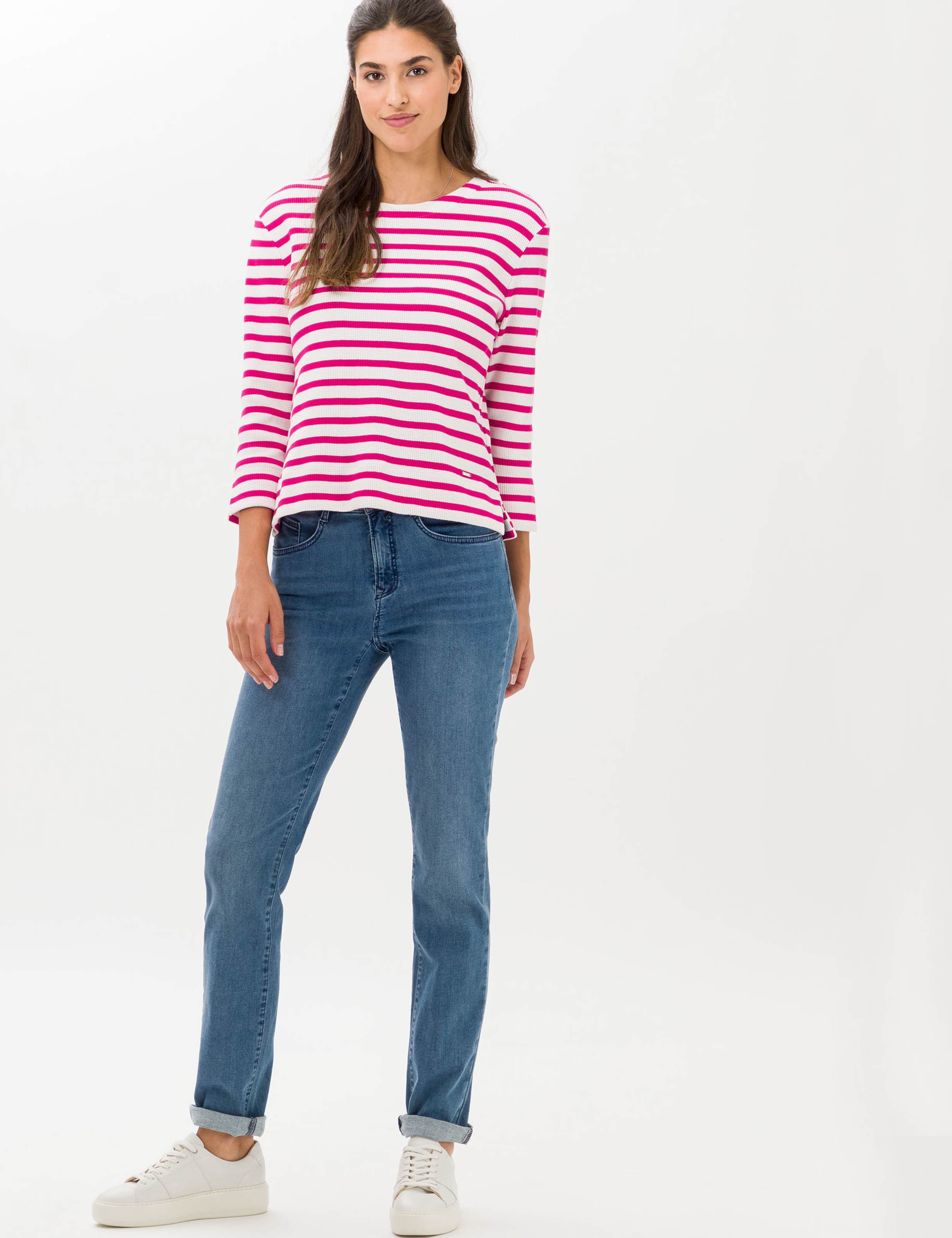 Damen Style MARY Denim Blau Regular Fit Model Outfit