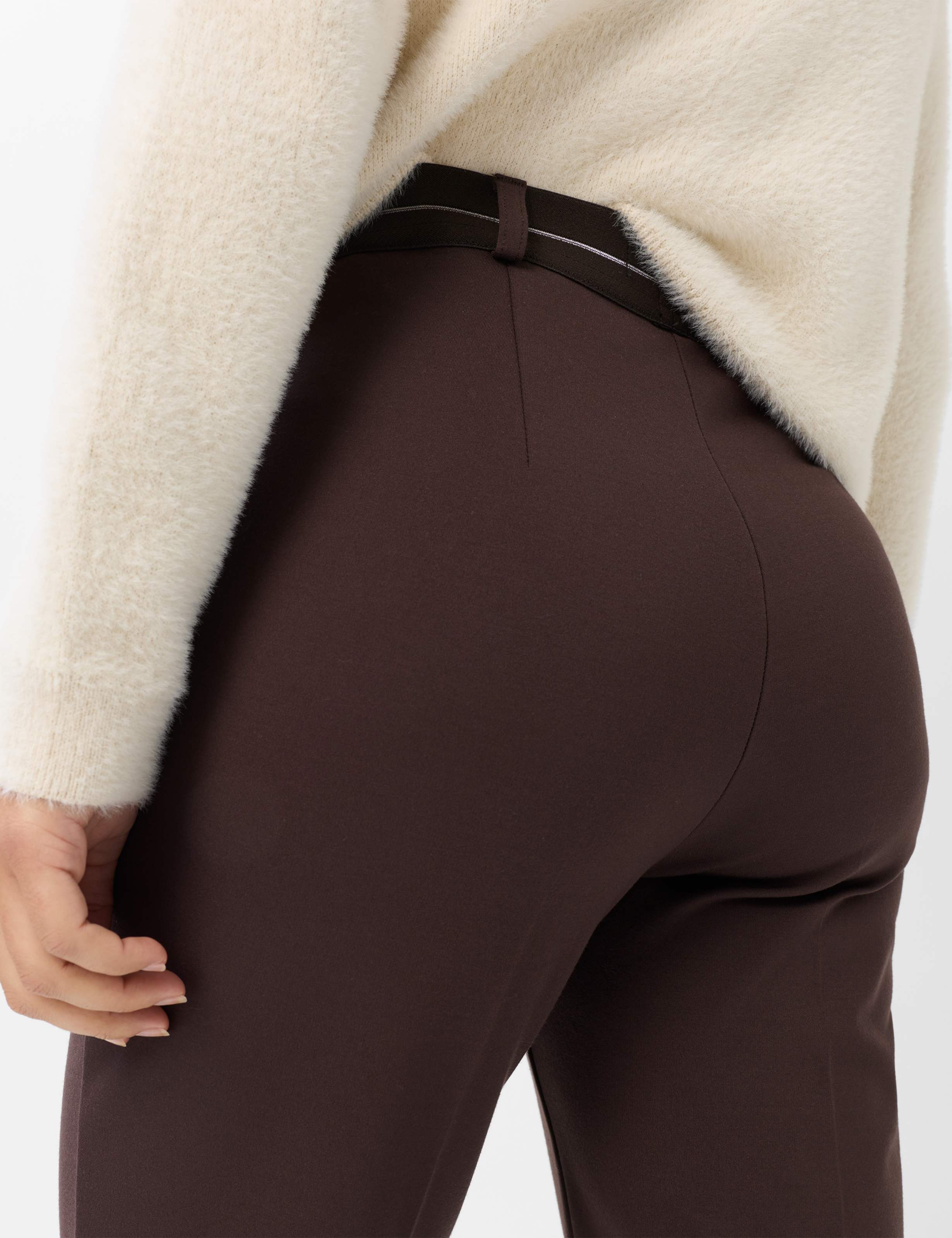 Femme Style CILLY Marron Foncé Comfort Plus Fit Détail 2