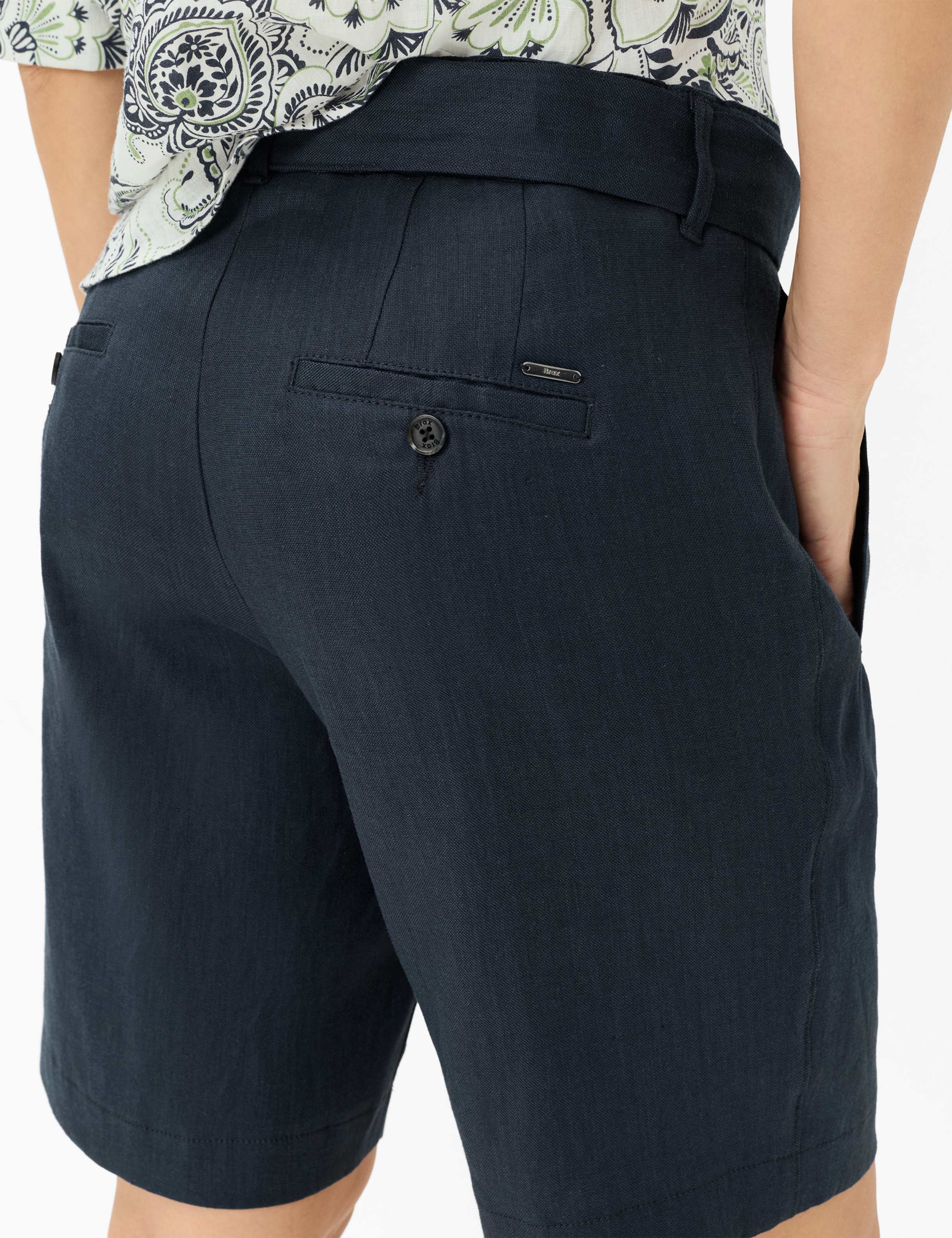 Femme Style MAINE B Bleu Foncé Wide Leg Détail 2