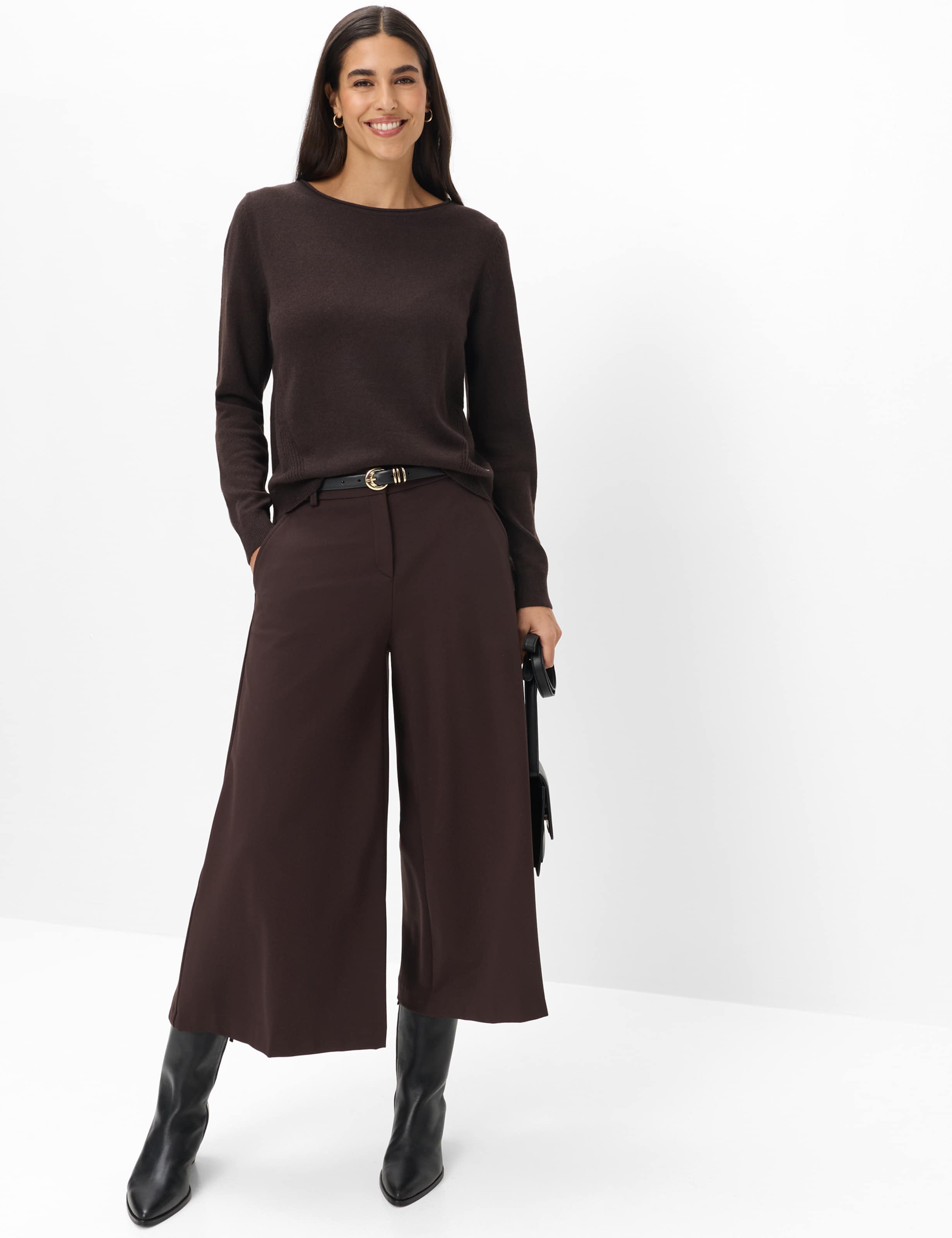 Damen Style LISA Dunkelbraun  Model Outfit