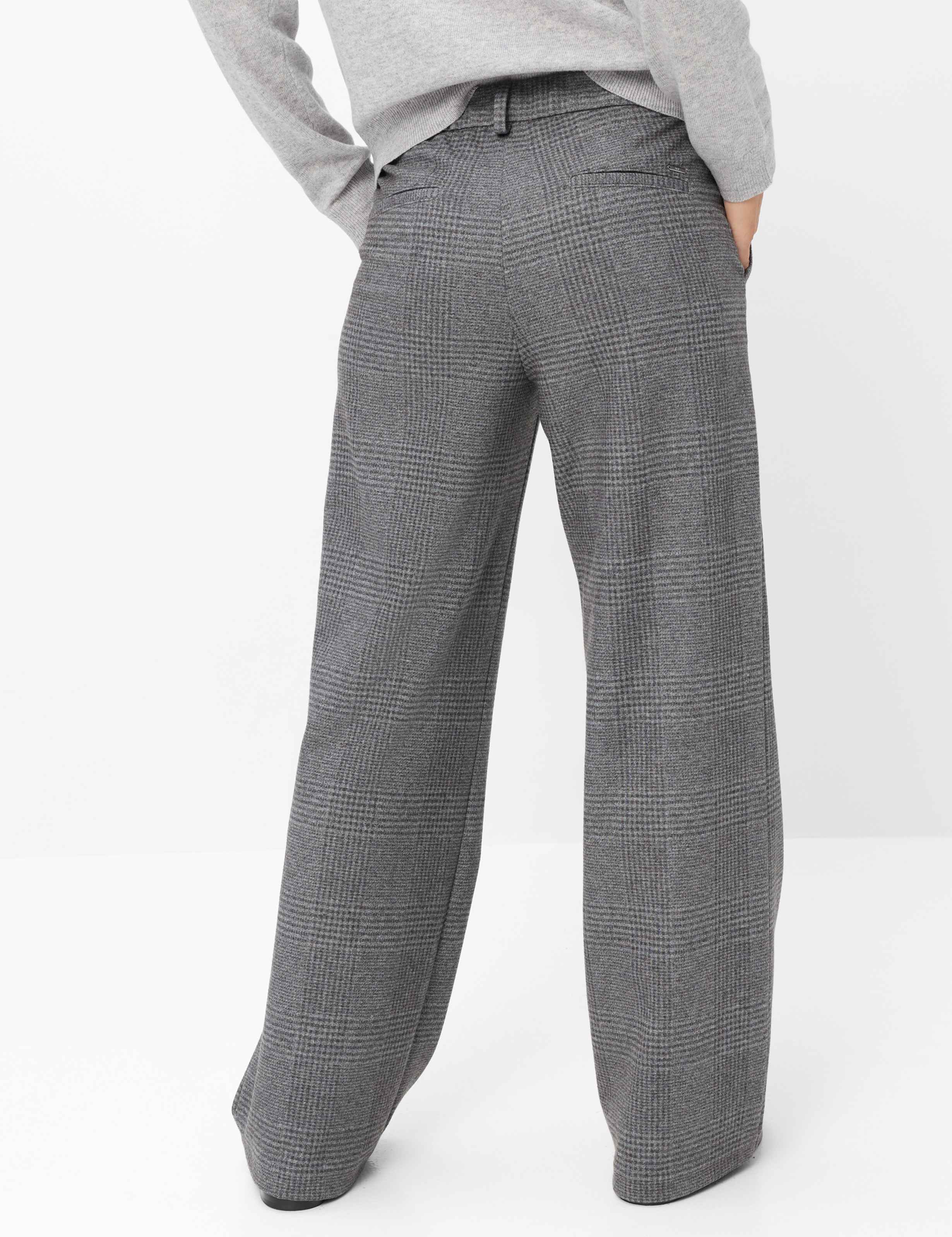 Damen Style MAINE Dunkelgrau Wide Leg Model Rueck