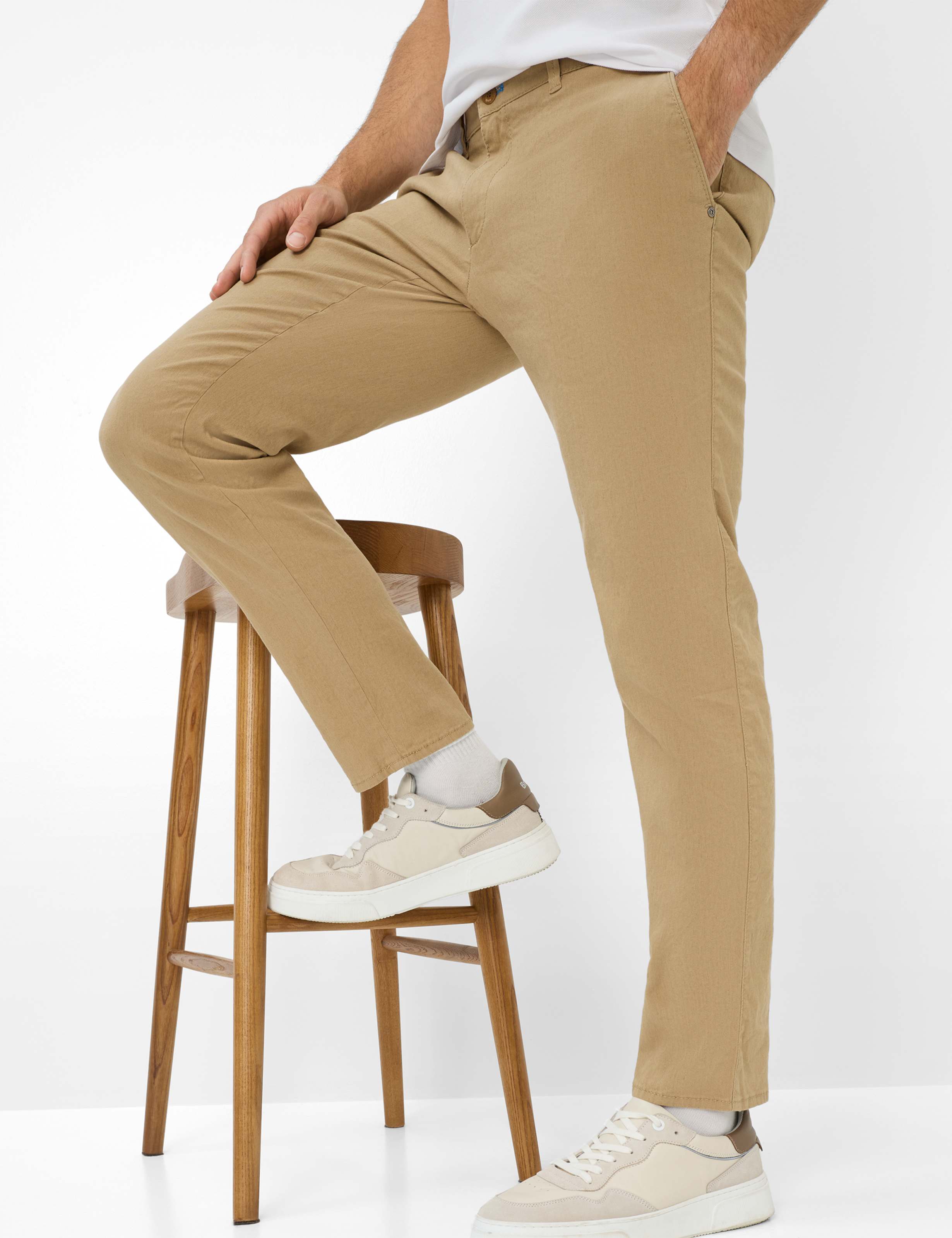 Herren Style FABIO IN Beige Modern Fit Detail 1