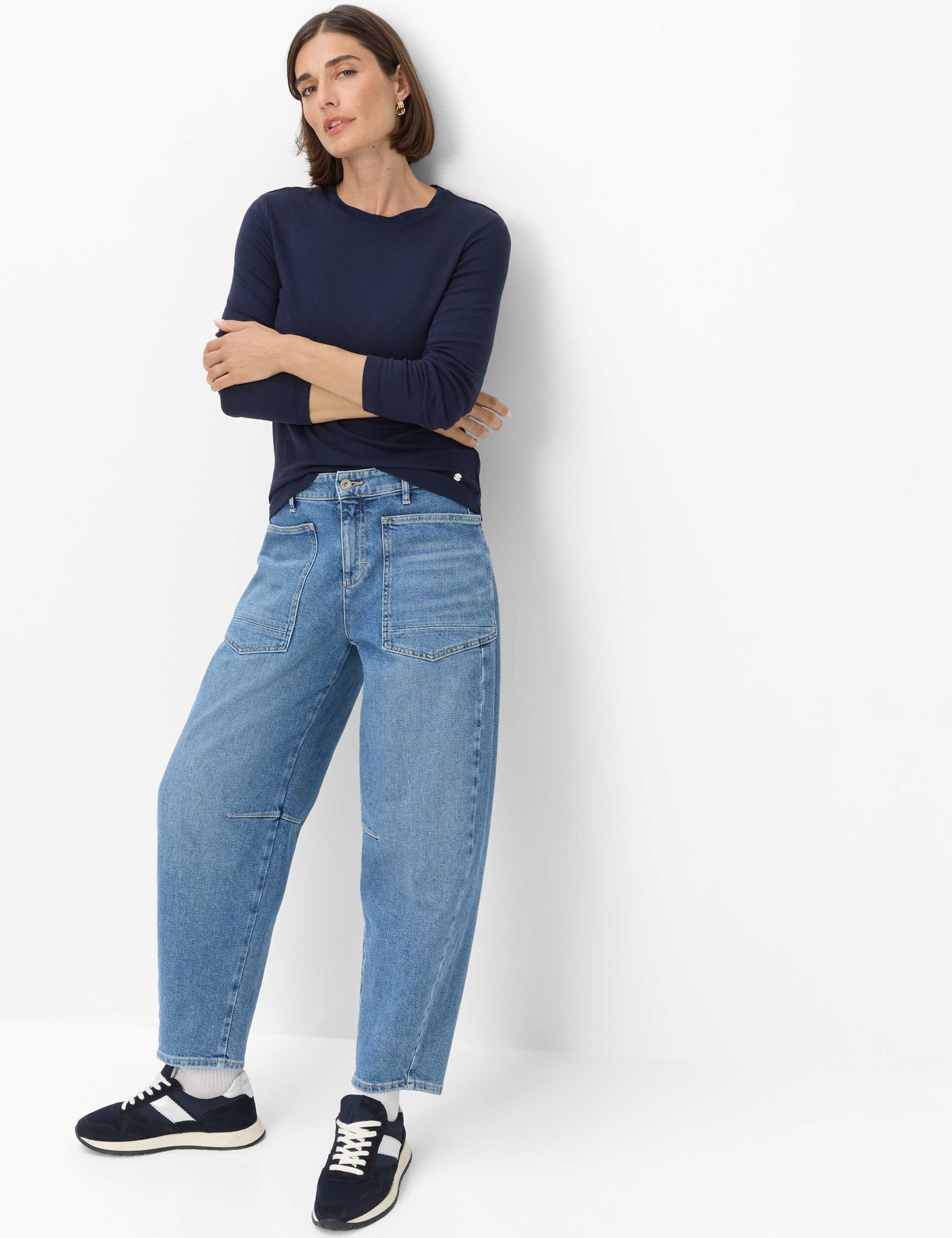 Damen Style CARINA L Dunkelblau  Model Outfit