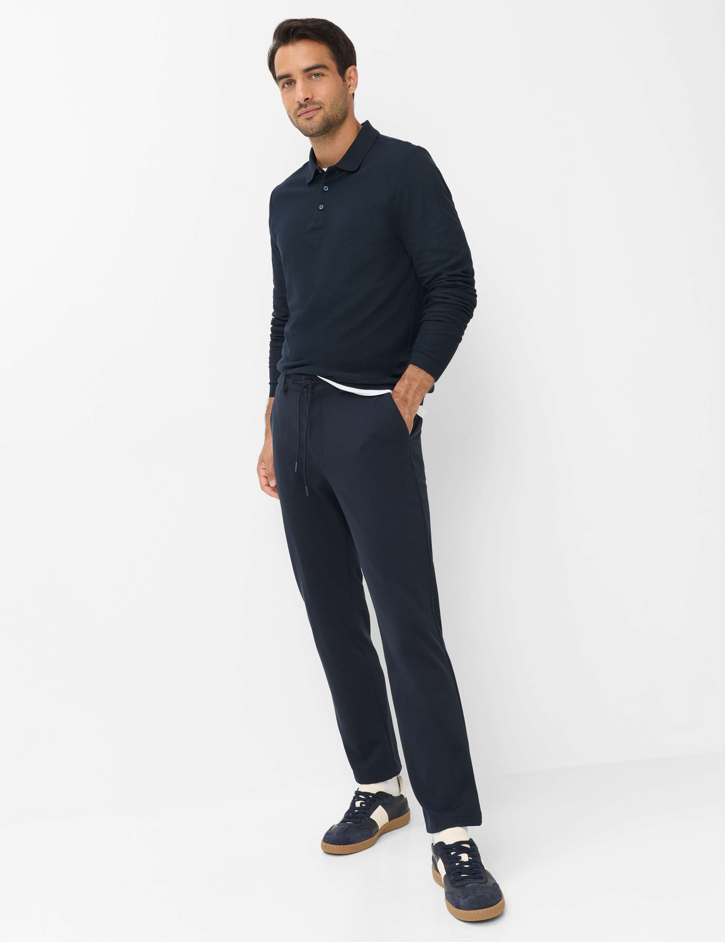 Men Style PERCY Dark Blue Relaxed Fit Model Outfit