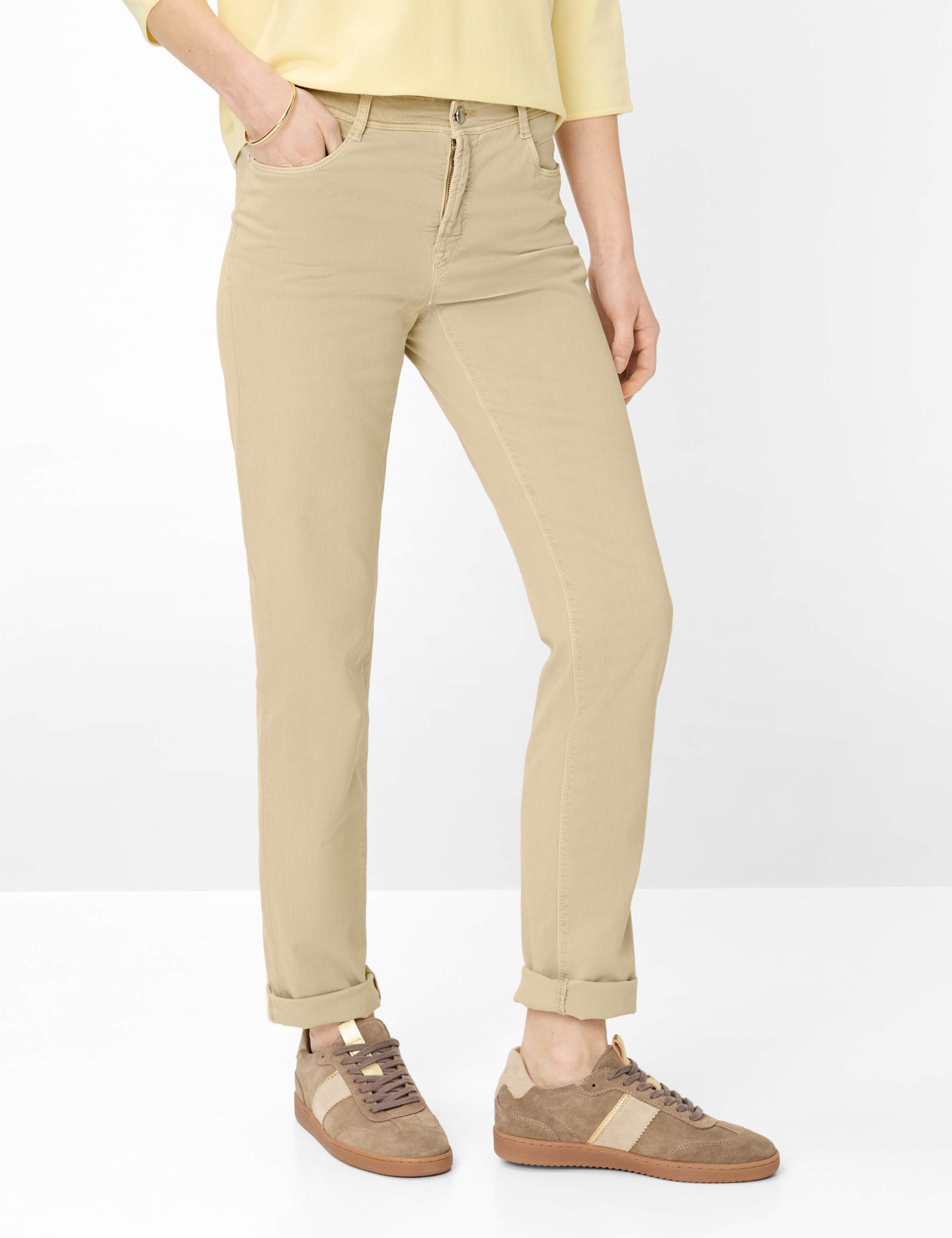 Thumbnail - Brax Damen Five-Pocket-Hose Style MARY SANDSHELL, Beige, Gr. 36