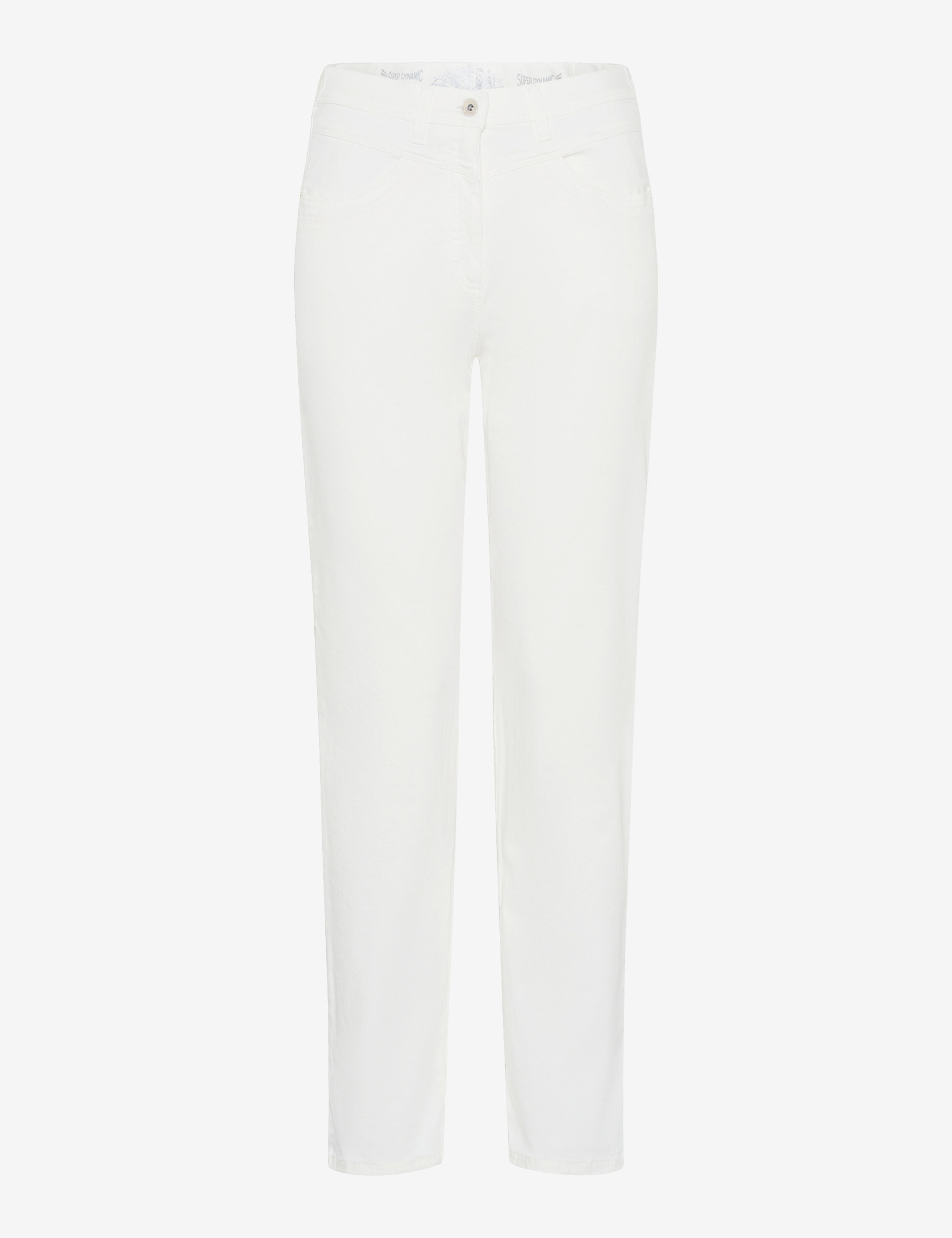 Femme Style LAURA NEW Blanc Crème Super Slim Fit Détourage avant