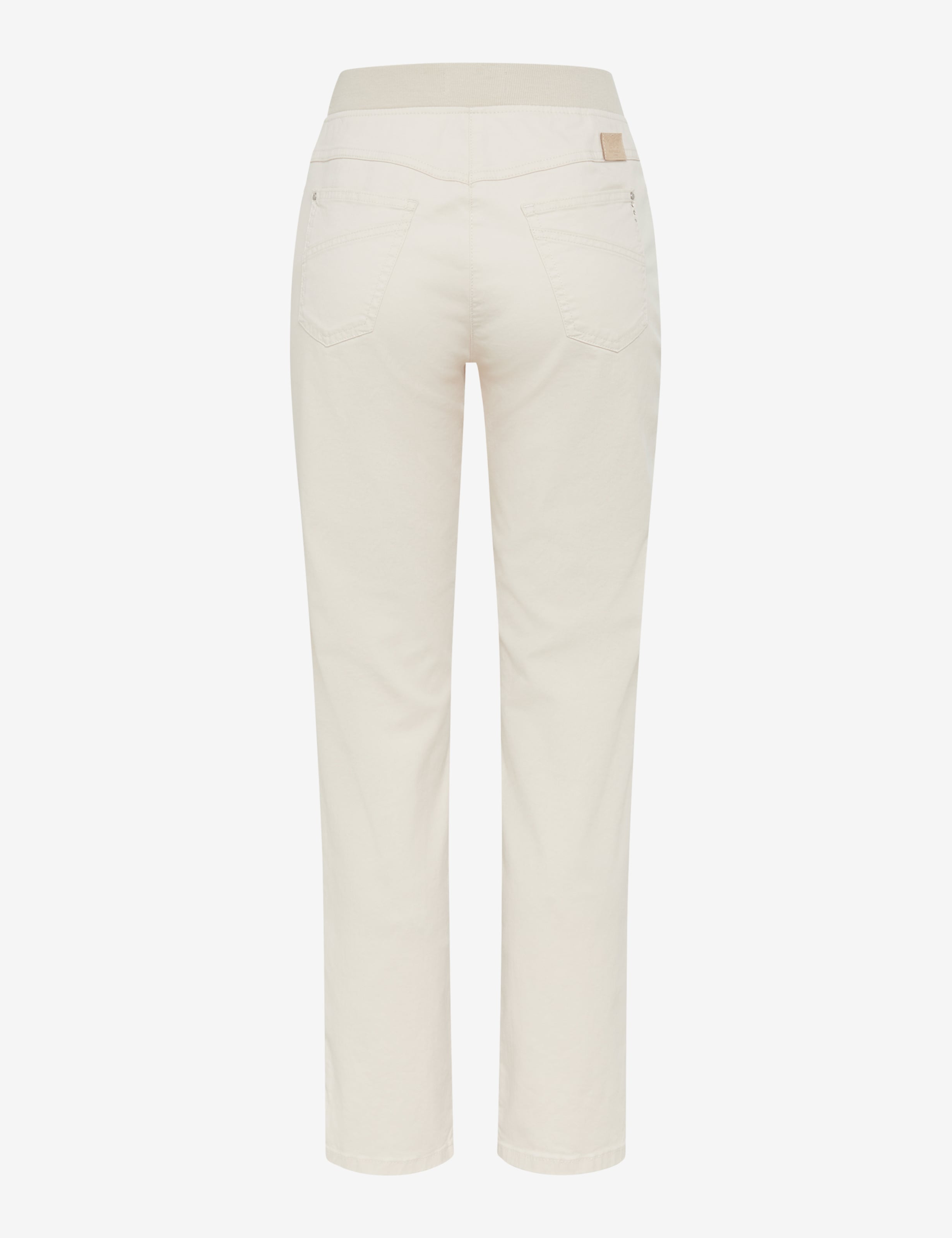 Dame Style CARINA Cream White Comfort Plus Fit Udskæring bagpå